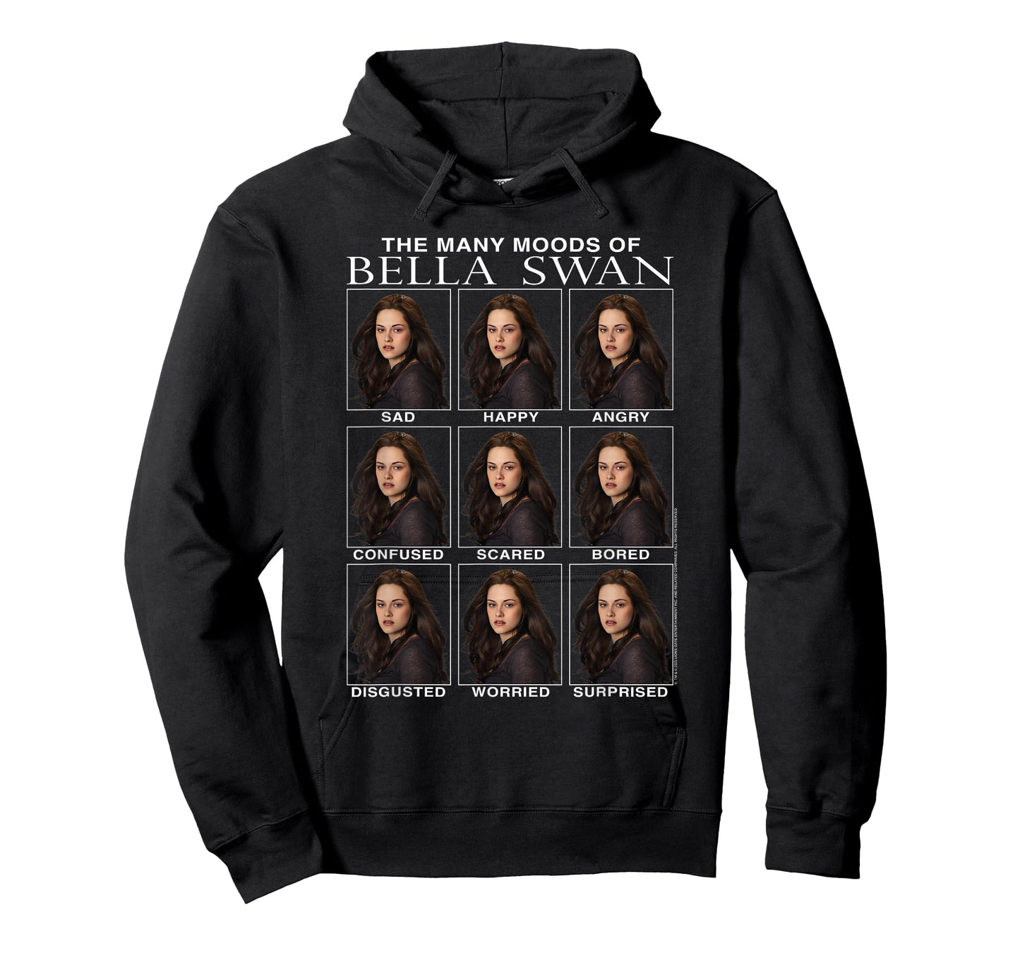 Twilight Saga The Many Moods of Bella Swan Meme Movie T-Shirt