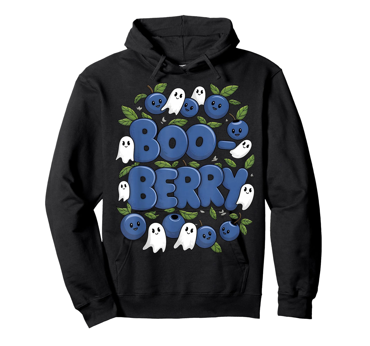 Boo Berry Blueberry Halloween Funny Ghost Costume Boys Girls T-Shirt