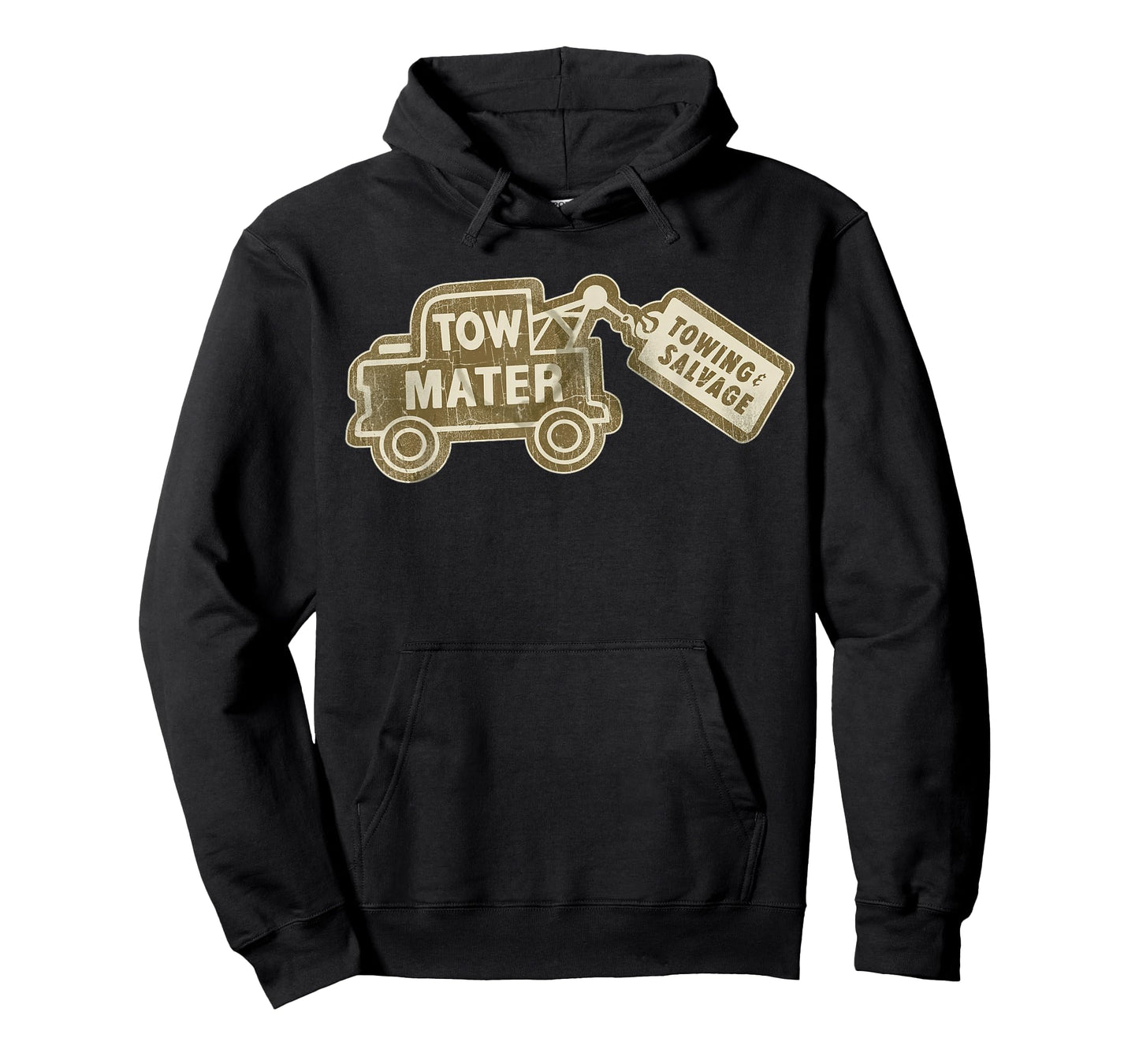 Disney Pixar Cars Tow Mater's Salvage Vintage Faded Logo T-Shirt