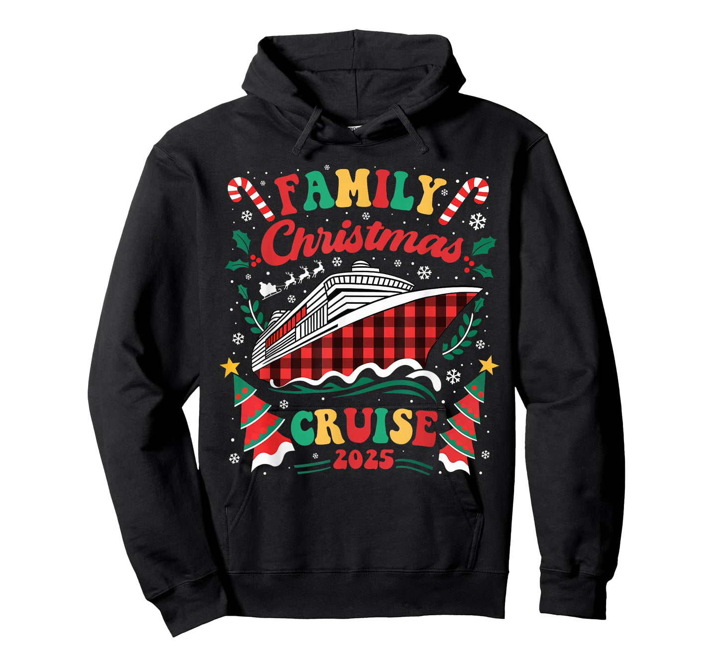 Family Christmas Cruise 2025 Family Matching Merry Christmas T-Shirt