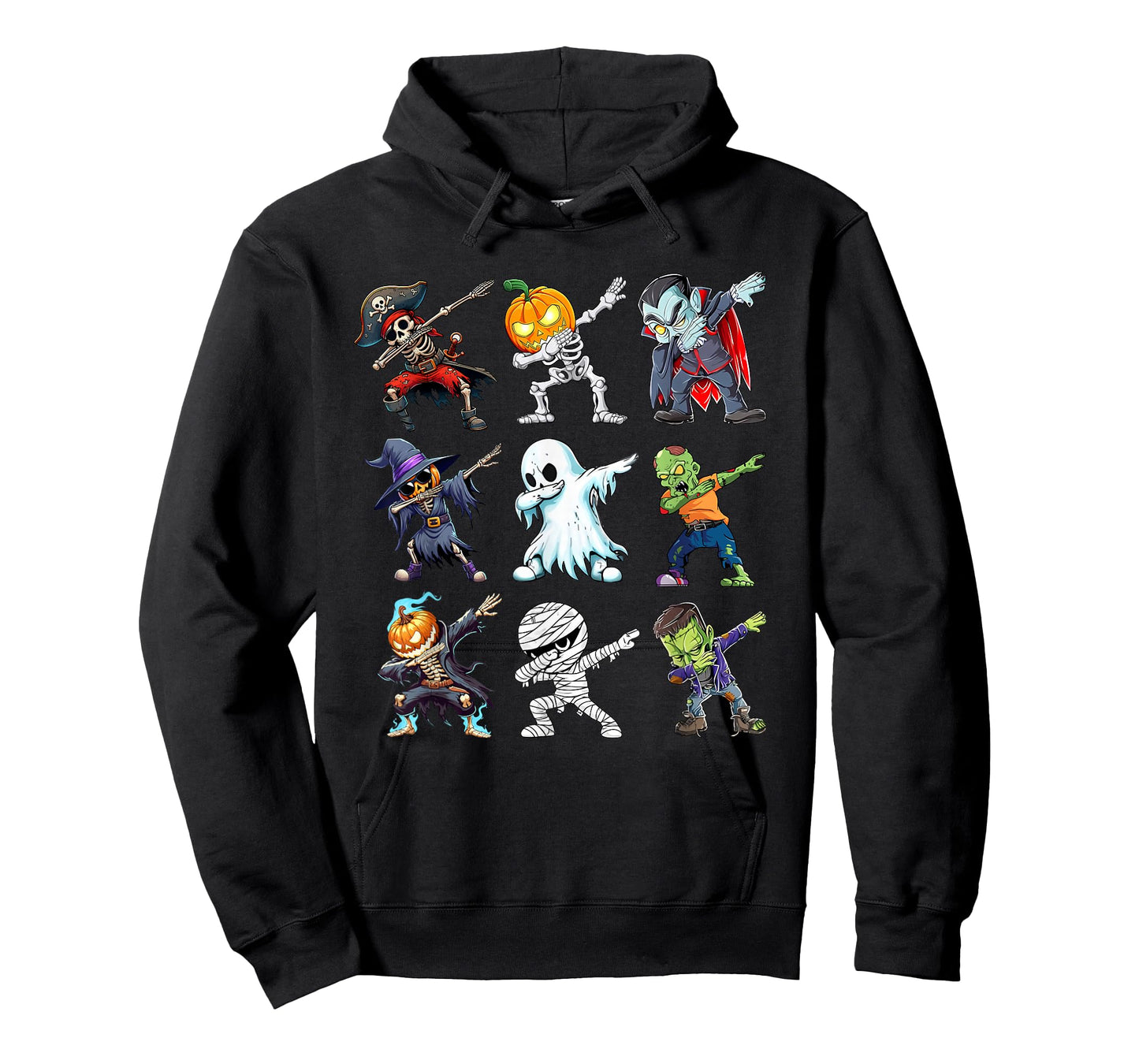 Dabbing Halloween Boys Ghost Skeleton Zombie Pumpkin Mummy T-Shirt
