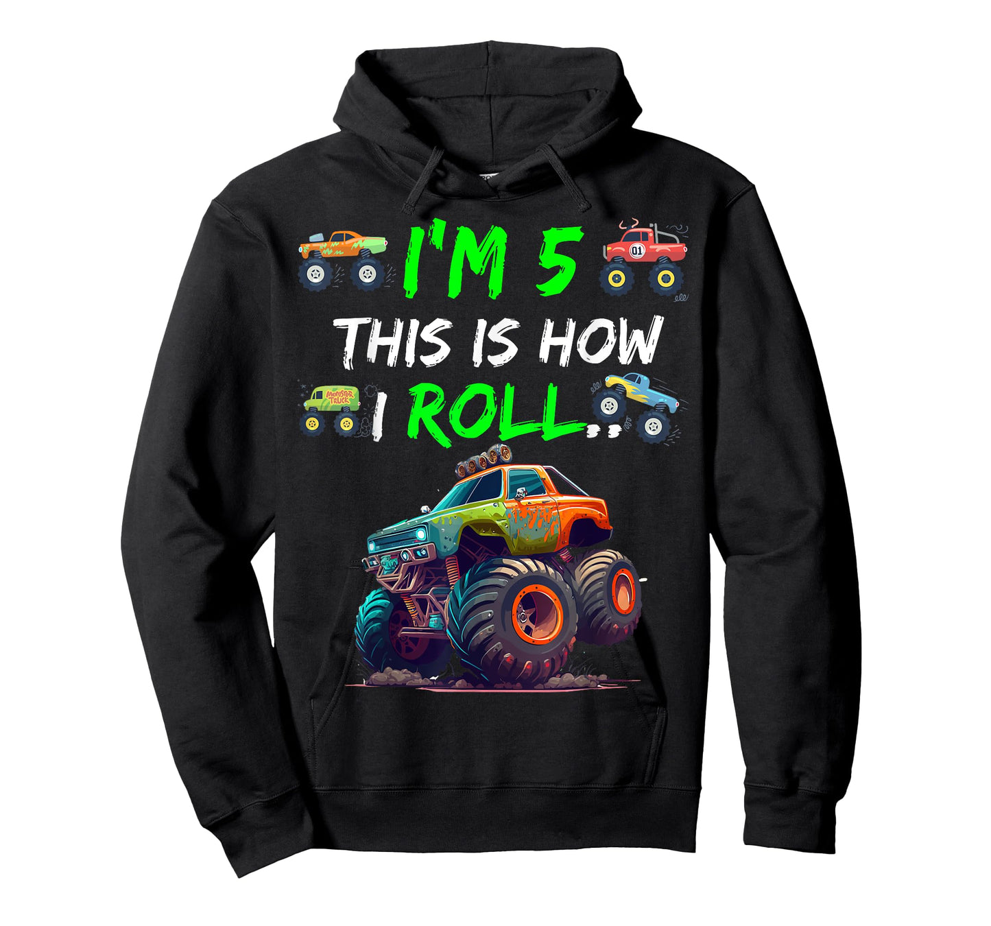 I'm 5 This is How I Roll on My 5 Year Old T-Shirt