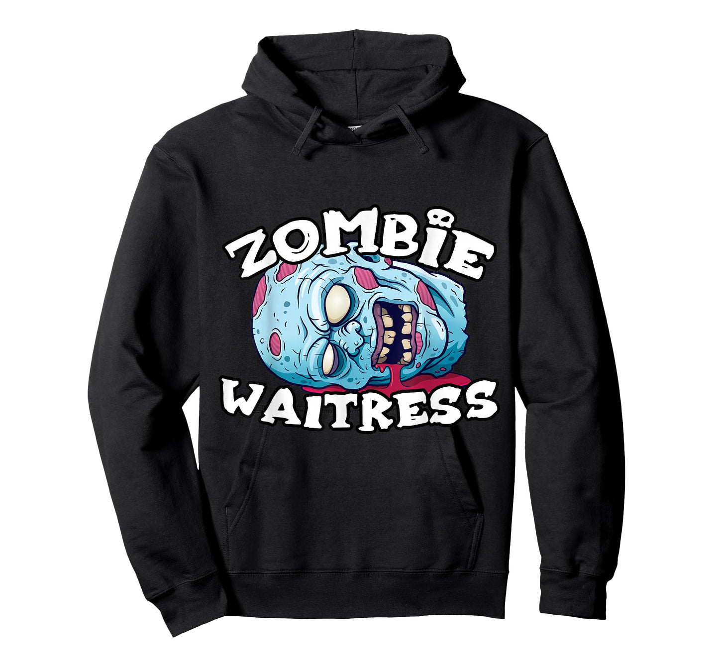 Zombie Waitress T-Shirt Halloween Simple Costume Waitress' T-Shirt