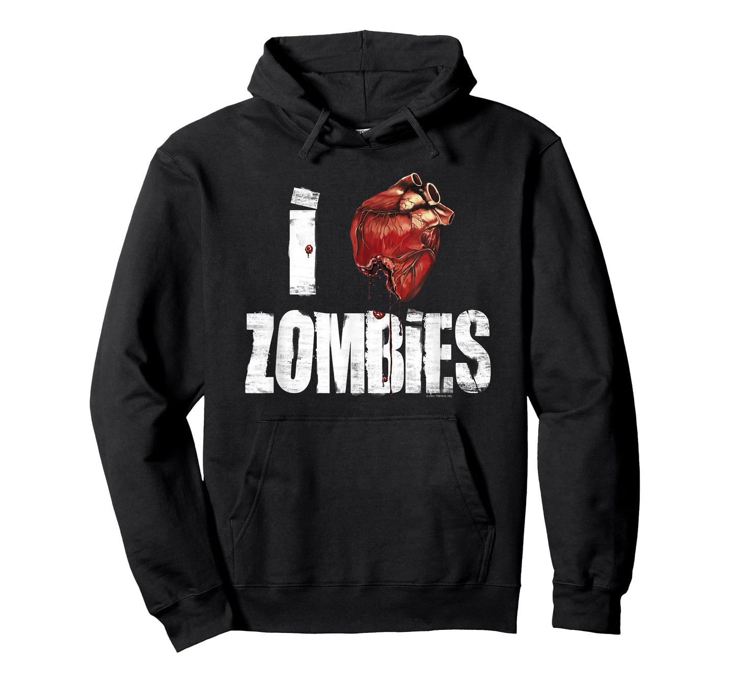 I Heart Zombies Adult T-Shirt T-Shirt