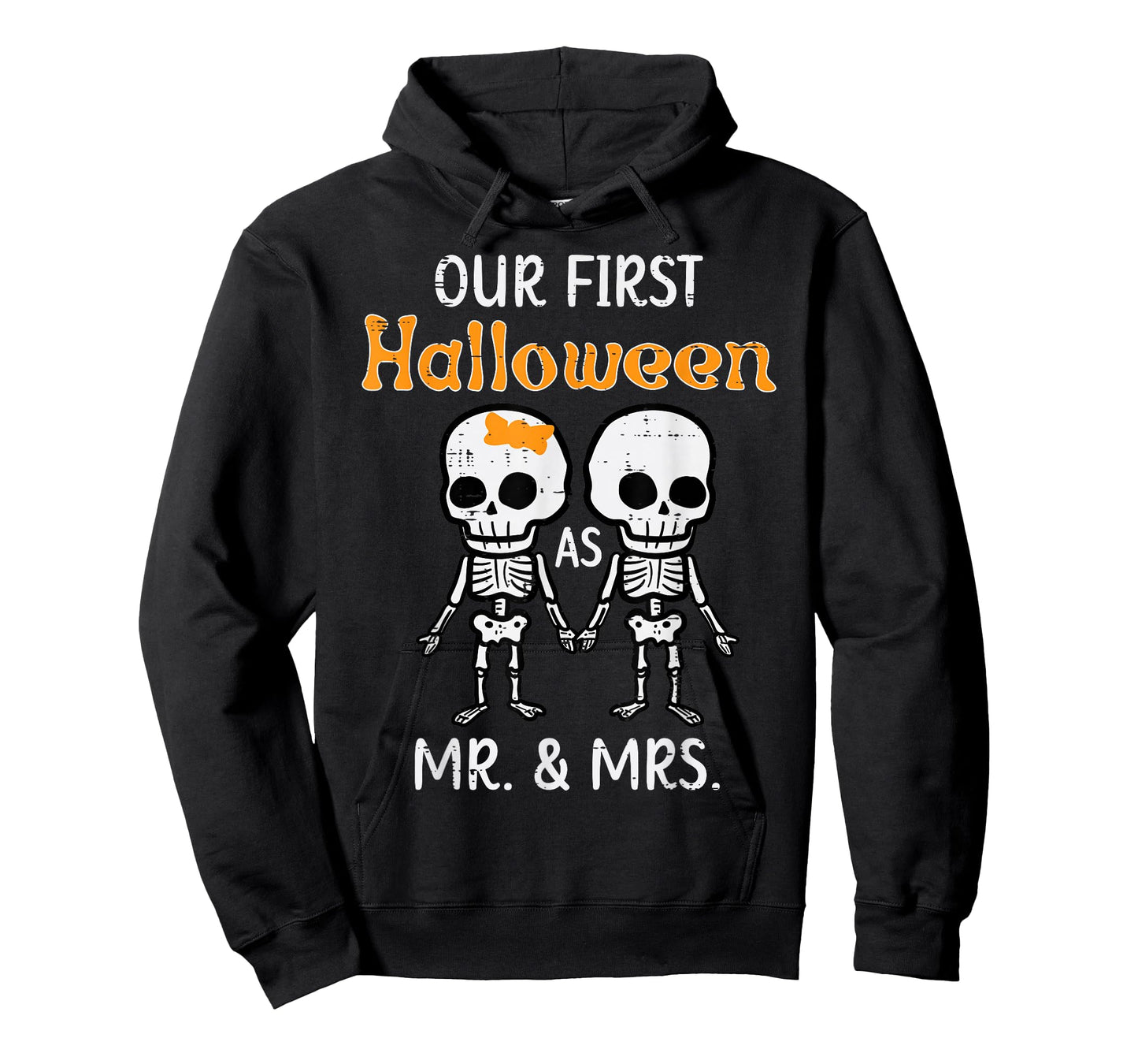 Our First Halloween Mr Mrs Matching Couples Engaged Costume T-Shirt
