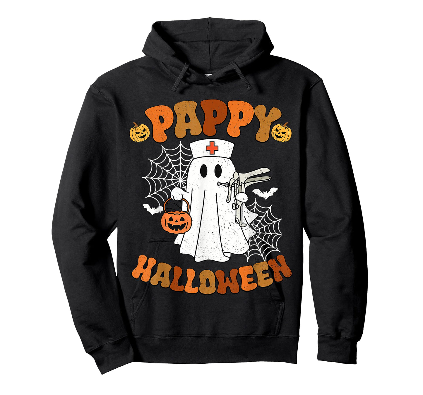 Pappy Halloween Ghost with Speculum OB Nursing Department T-Shirt