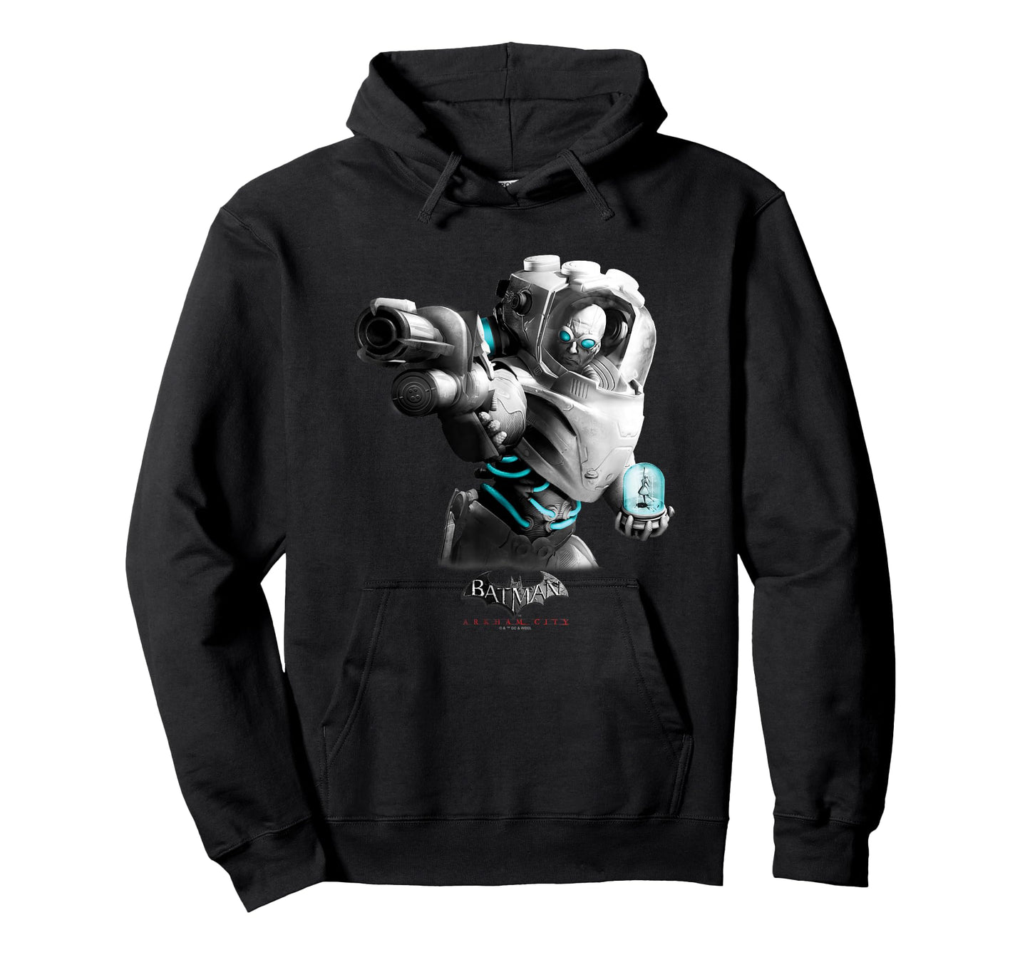 Batman: Arkham City Mister Freeze Villain Distressed Poster T-Shirt