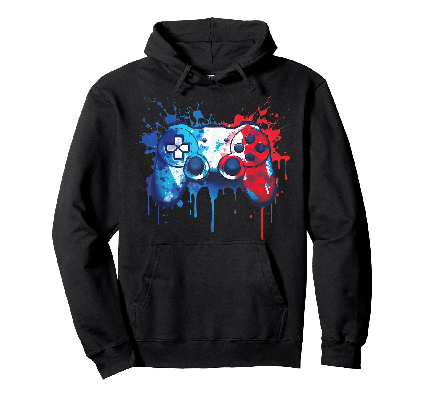Patriotic Gamer - Red White Blue 4th of July Video Game T-Shirt
