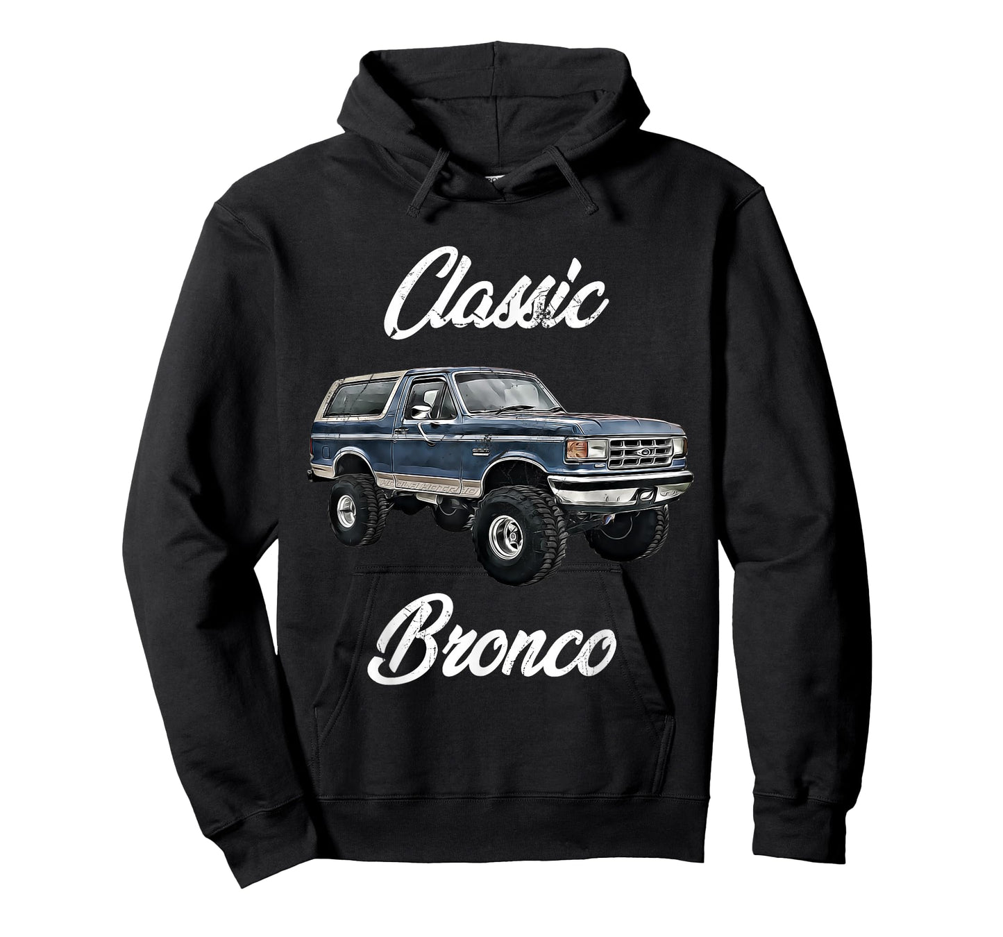 Classic Bronco Horse on Truck,Lifted Square Body,offroad,4x4 T-Shirt
