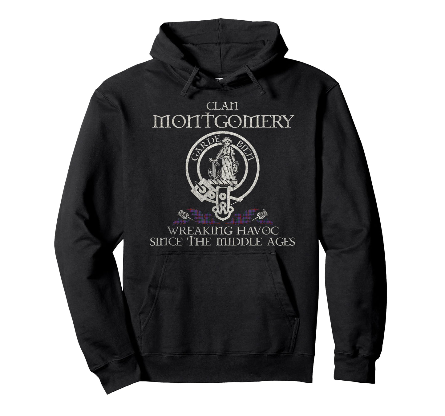 Clan Montgomery Crest, Surname, Scottish Heritage Vintage T-Shirt
