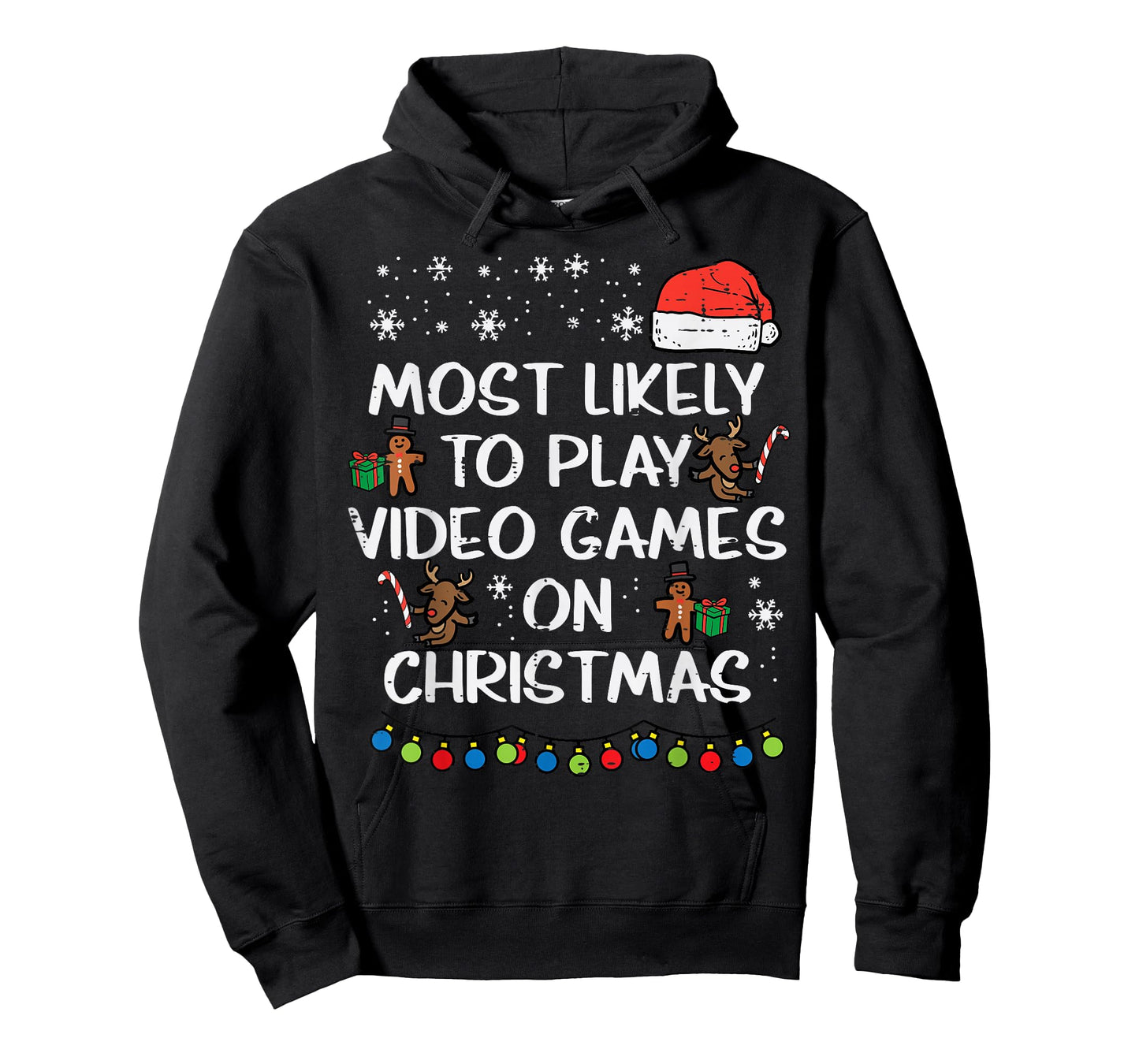 Likely Play Video Games Christmas Xmas Family Boys Kids Men T-Shirt