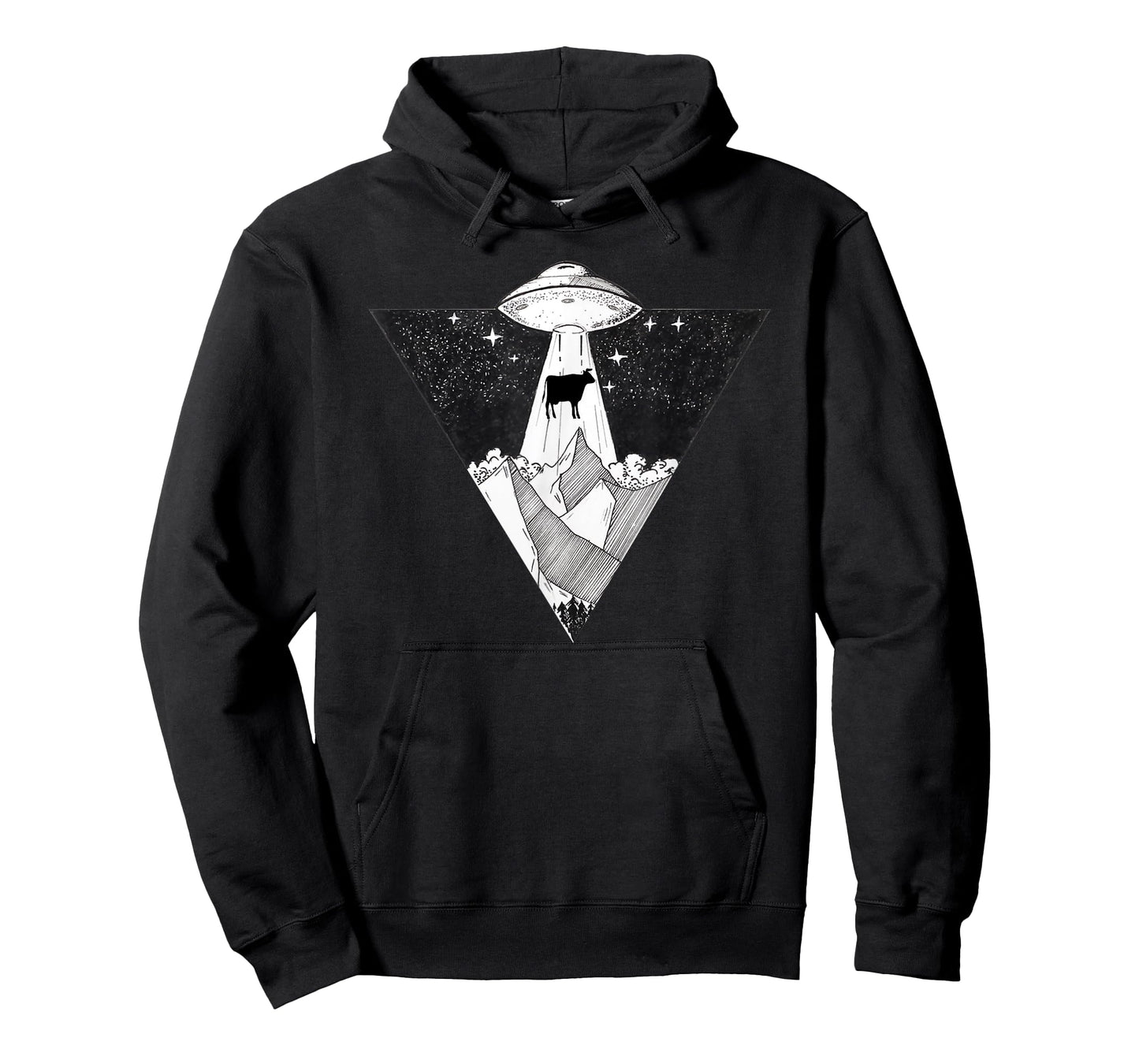 UFO Alien Spaceship Cow Abduction T-Shirt T-Shirt
