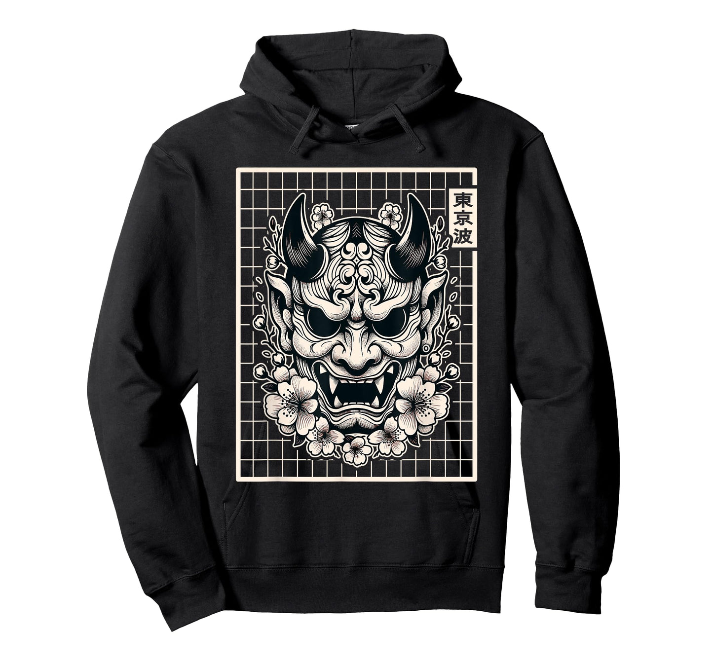 Japanese Devil Hannya Japanese Demon Oni Mask Yokai Oni Mask T-Shirt