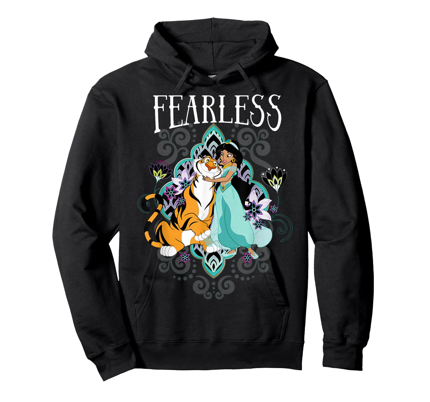 Disney Aladdin Jasmine and Rajah Fearless T-Shirt Small