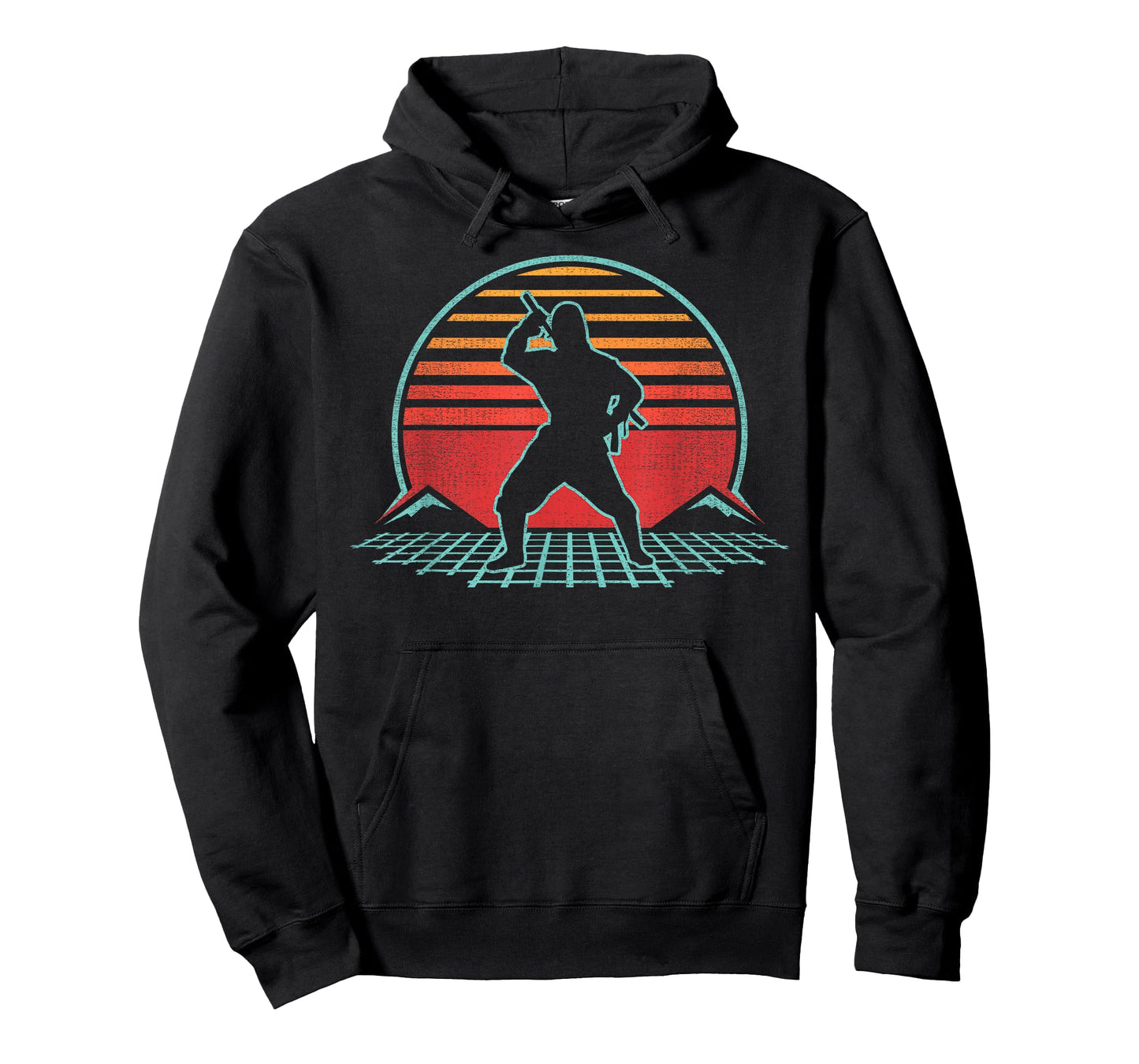 Ninja Shinobi Ninjutsu Warrior Retro Vintage 80s Style Gift T-Shirt