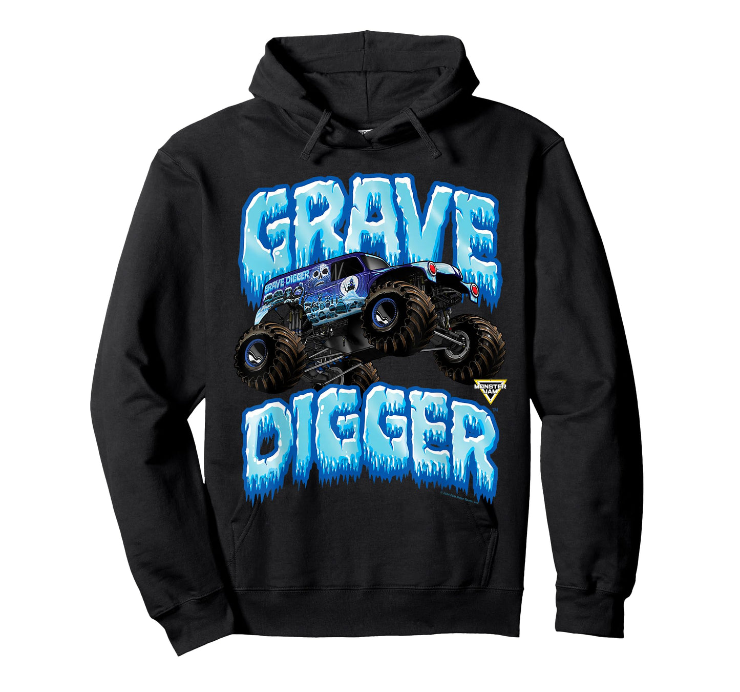 Monster Jam Grave Digger Ice Cold Monster Truck T-Shirt