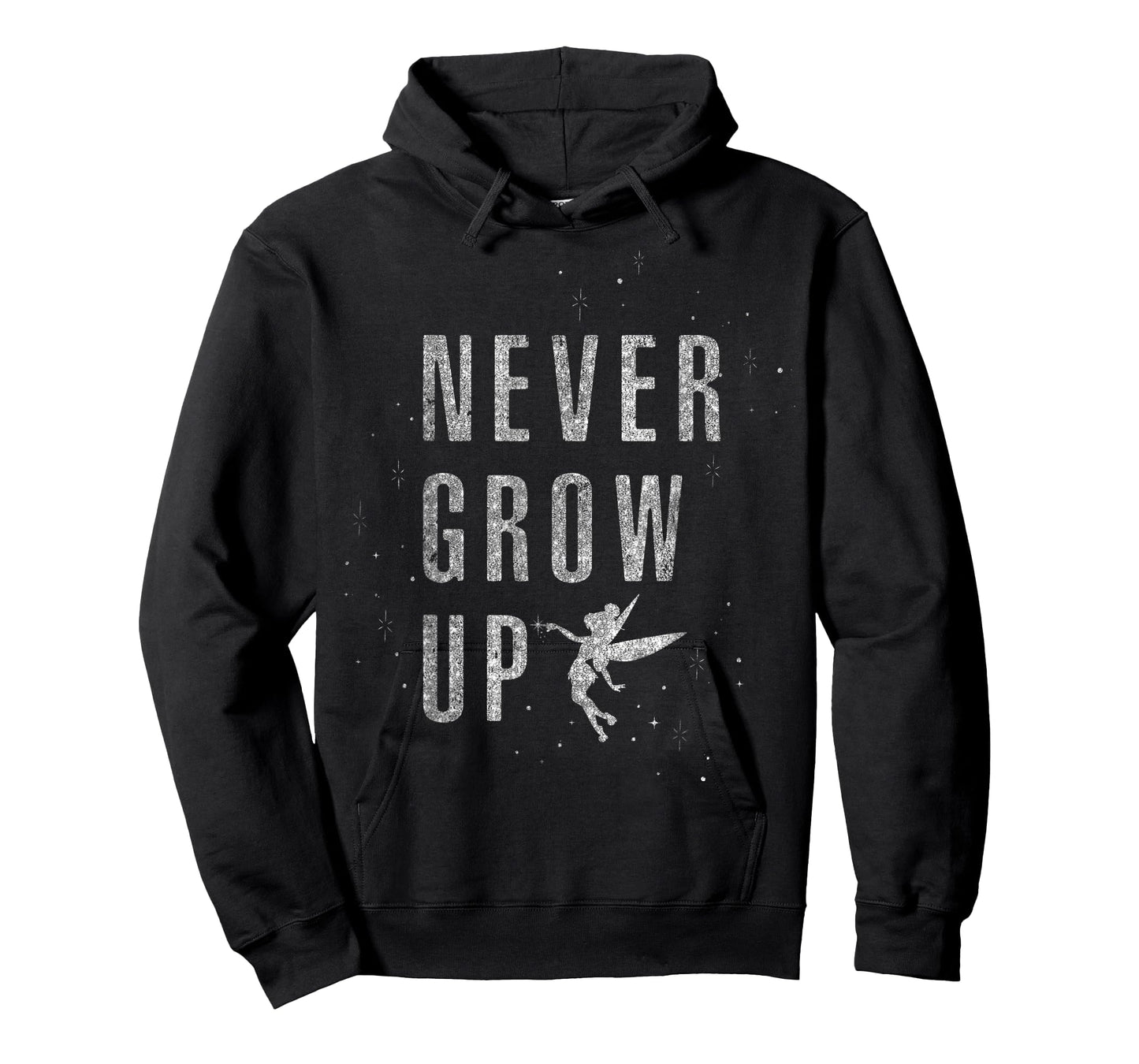 Disney Peter Pan Tinker Bell Never Grow Up Sparkle T-Shirt T-Shirt
