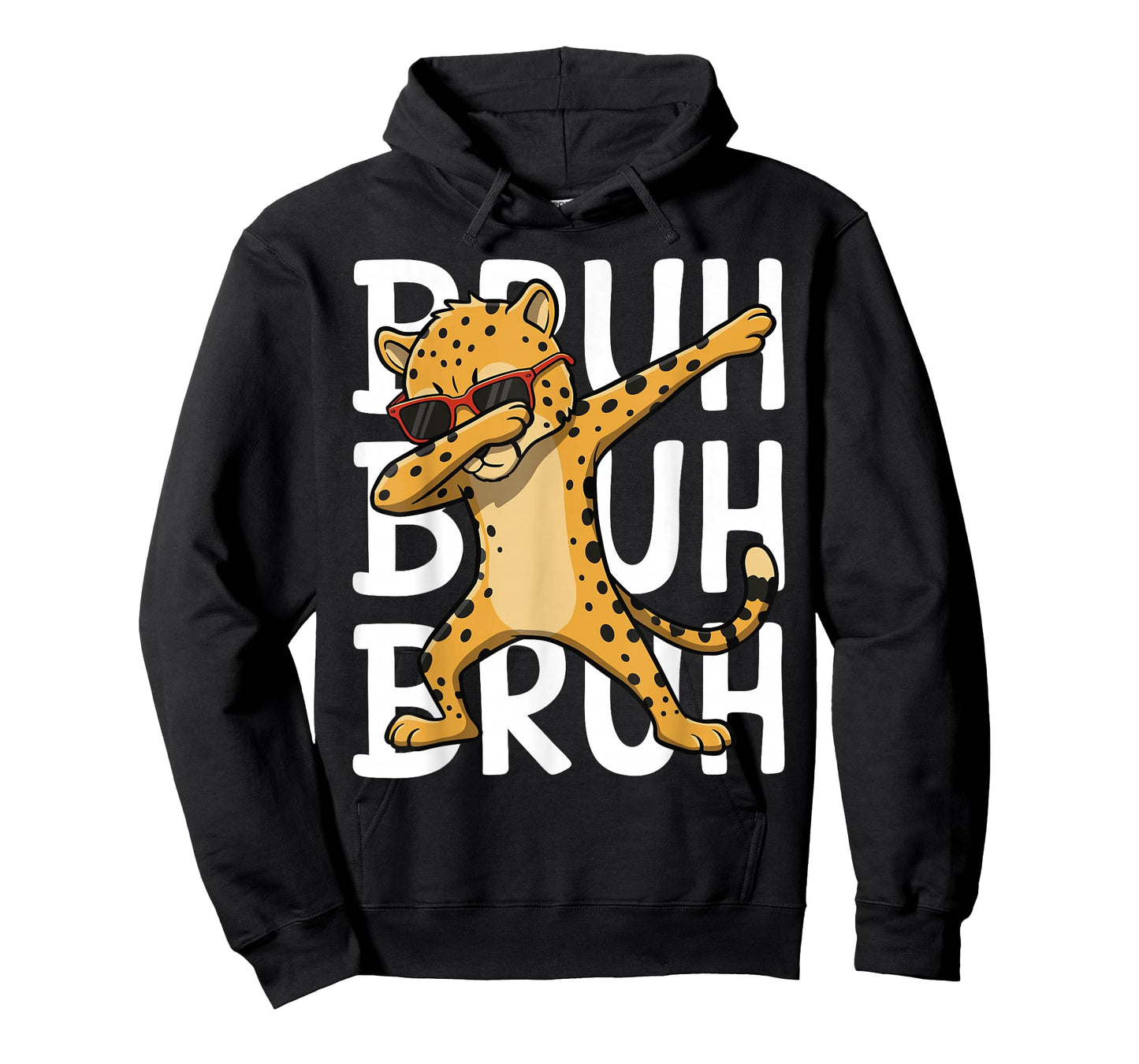 Sunglasses Cheetah Lover Dabbing Cheetah Bruh Wild Animal T-Shirt