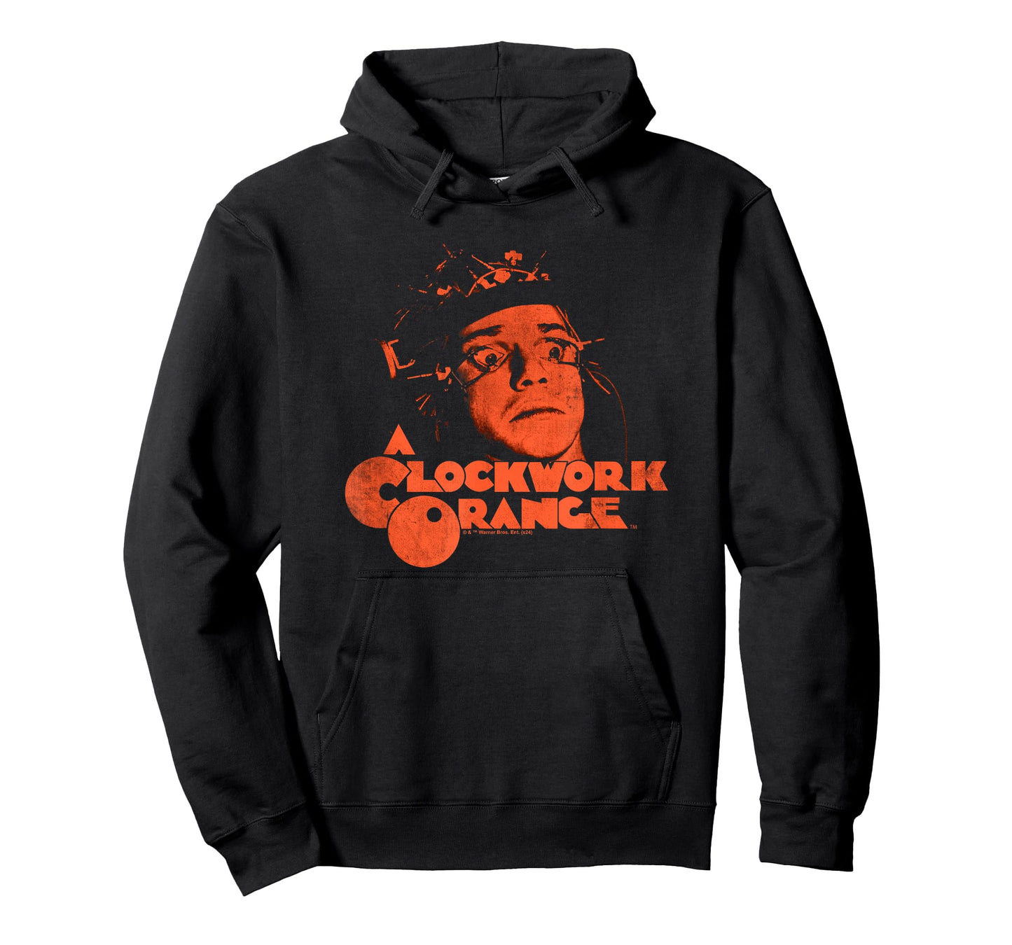A Clockwork Orange Posterized Alex Face T-Shirt, Small, Black