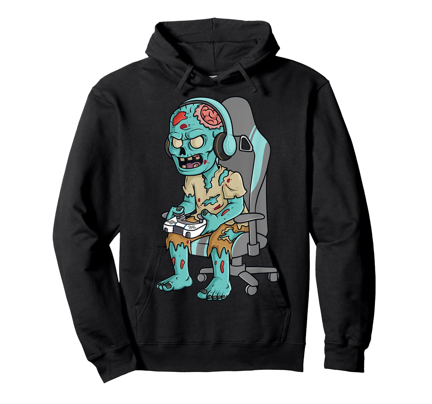Gamer Halloween Zombie Scary Gaming Boys Kids Teen T-Shirt