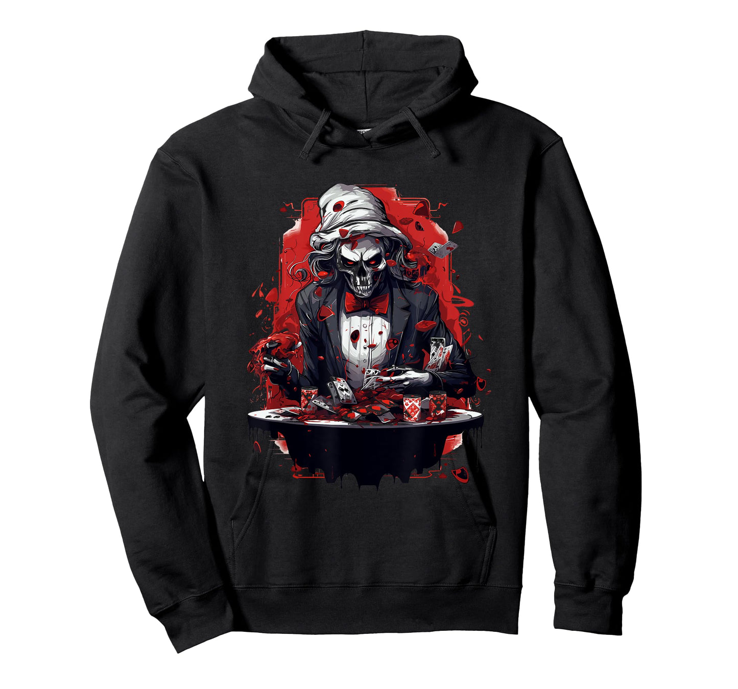 Funny Poker Skeleton Card Player Casino Gambler Poker T-Shirt