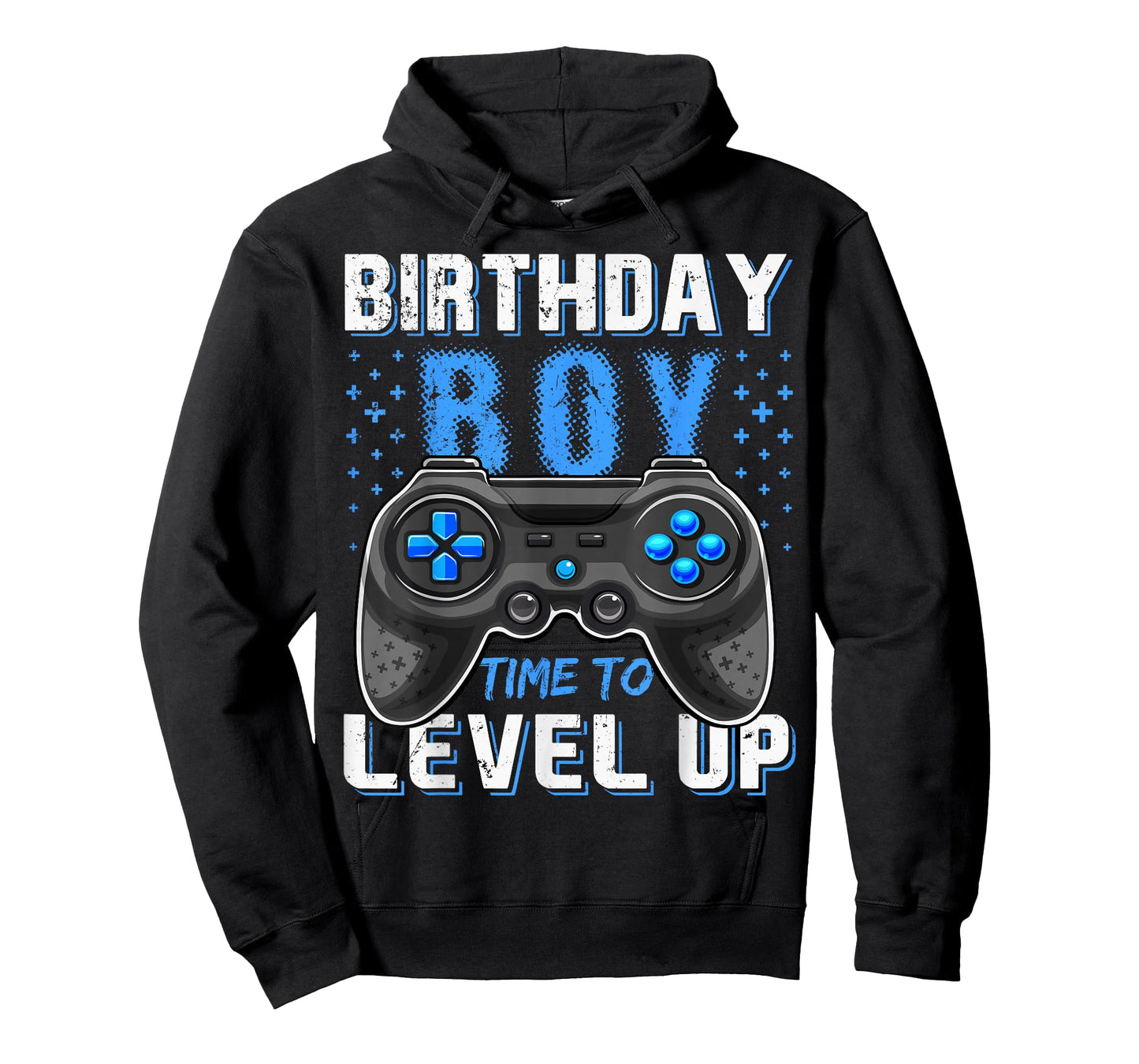 Level Up Birthday Boy Gamer T-Shirt - Classic Fit, Short Sleeve, Black