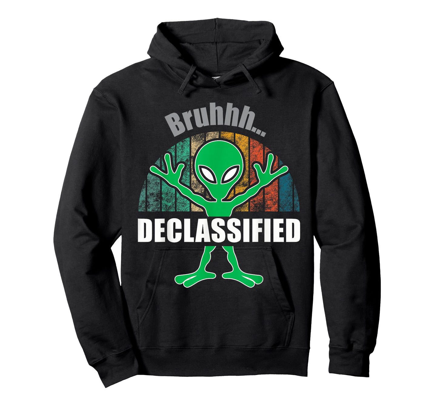 Alien UFO Extraterrestrial ProConspiracy Bruhhh Declassified T-Shirt
