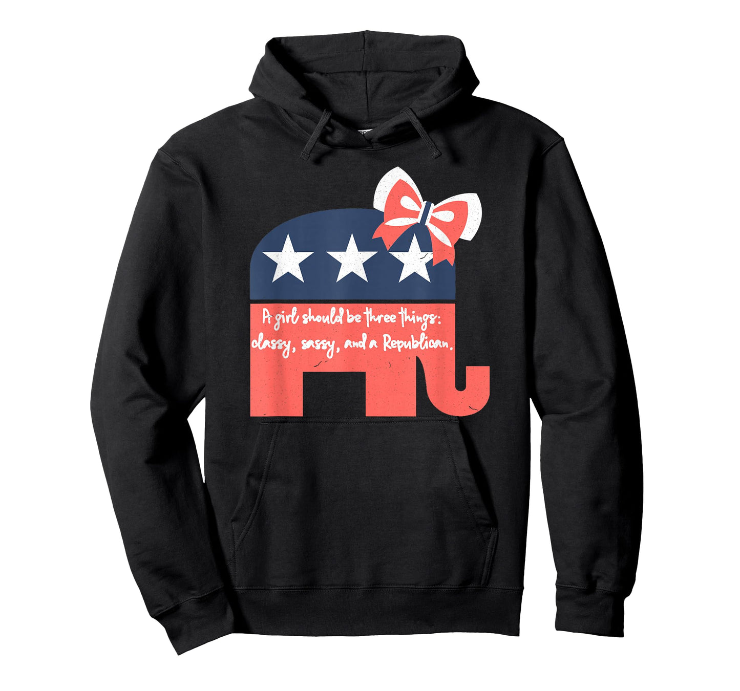 A Girl Should Be Three Things Republican Gifts for Women T-Shirt