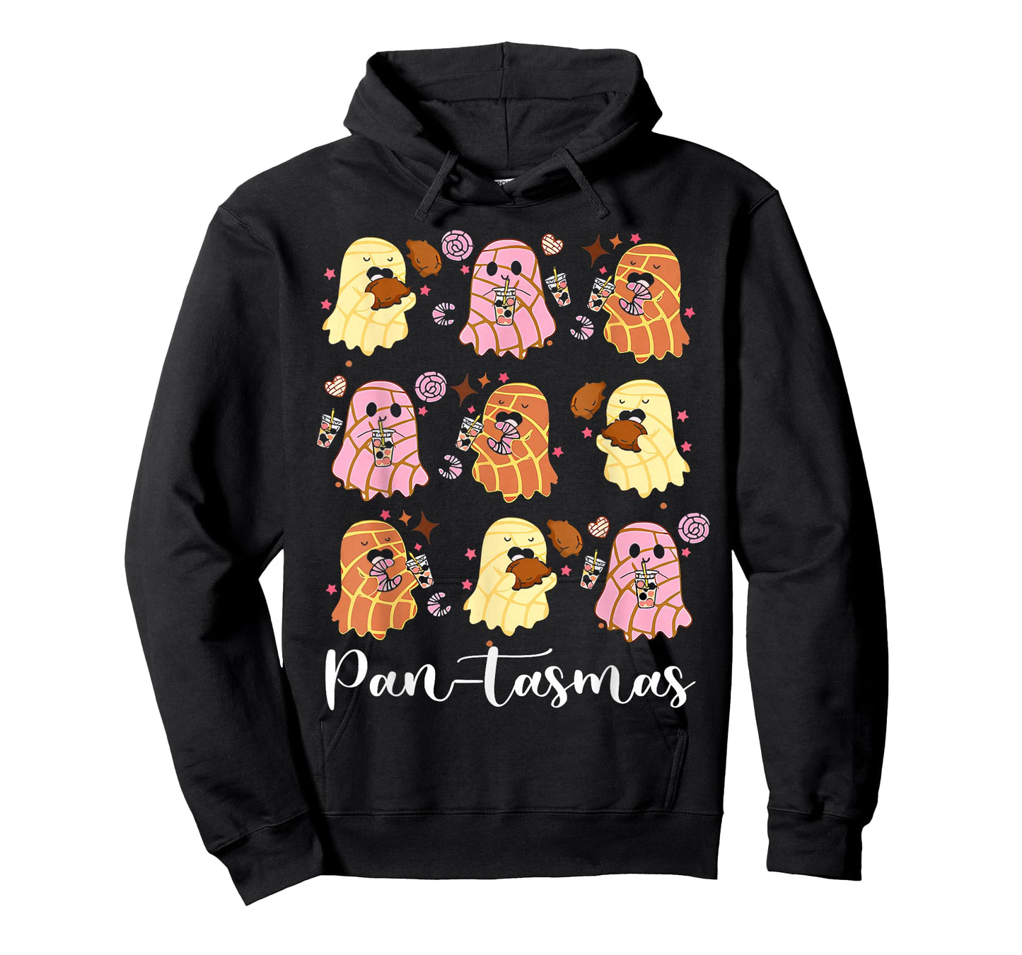 Pantasmas Ghost Pan Dulce Halloween Mexican Conchas Boo T-Shirt