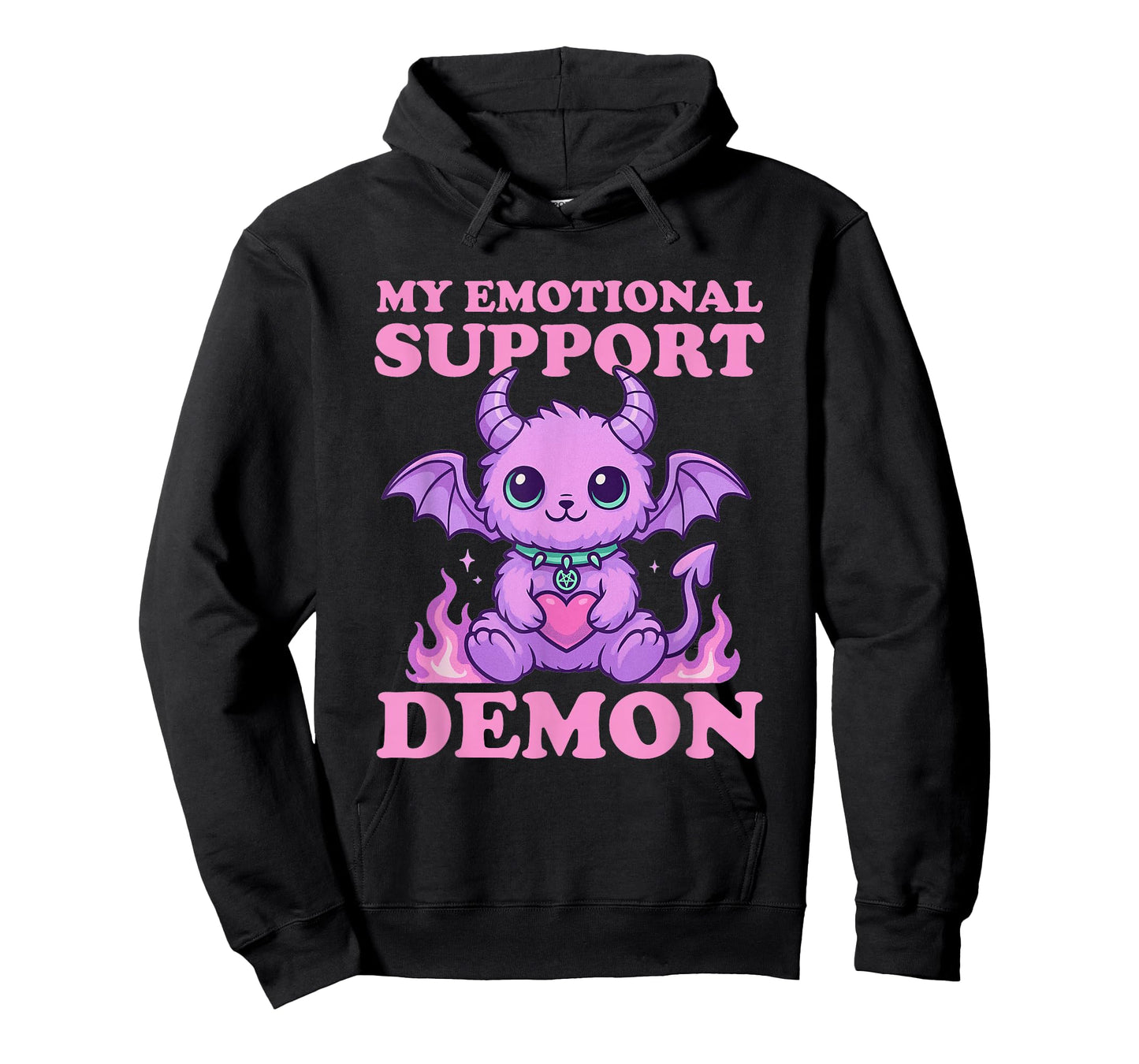 Pastel Goth My Emotional Support Demon Nu Goth Emo Gothic T-Shirt