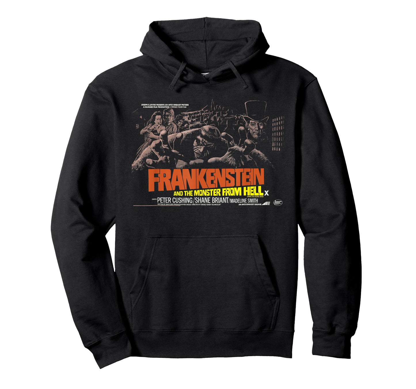 Frankenstein & The Monster from Hell Movie Poster Art T-Shirt