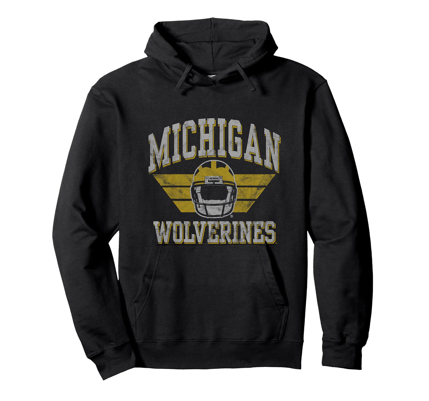 Kids University of Michigan Wolverines U of M Football Helmet T-Shirt