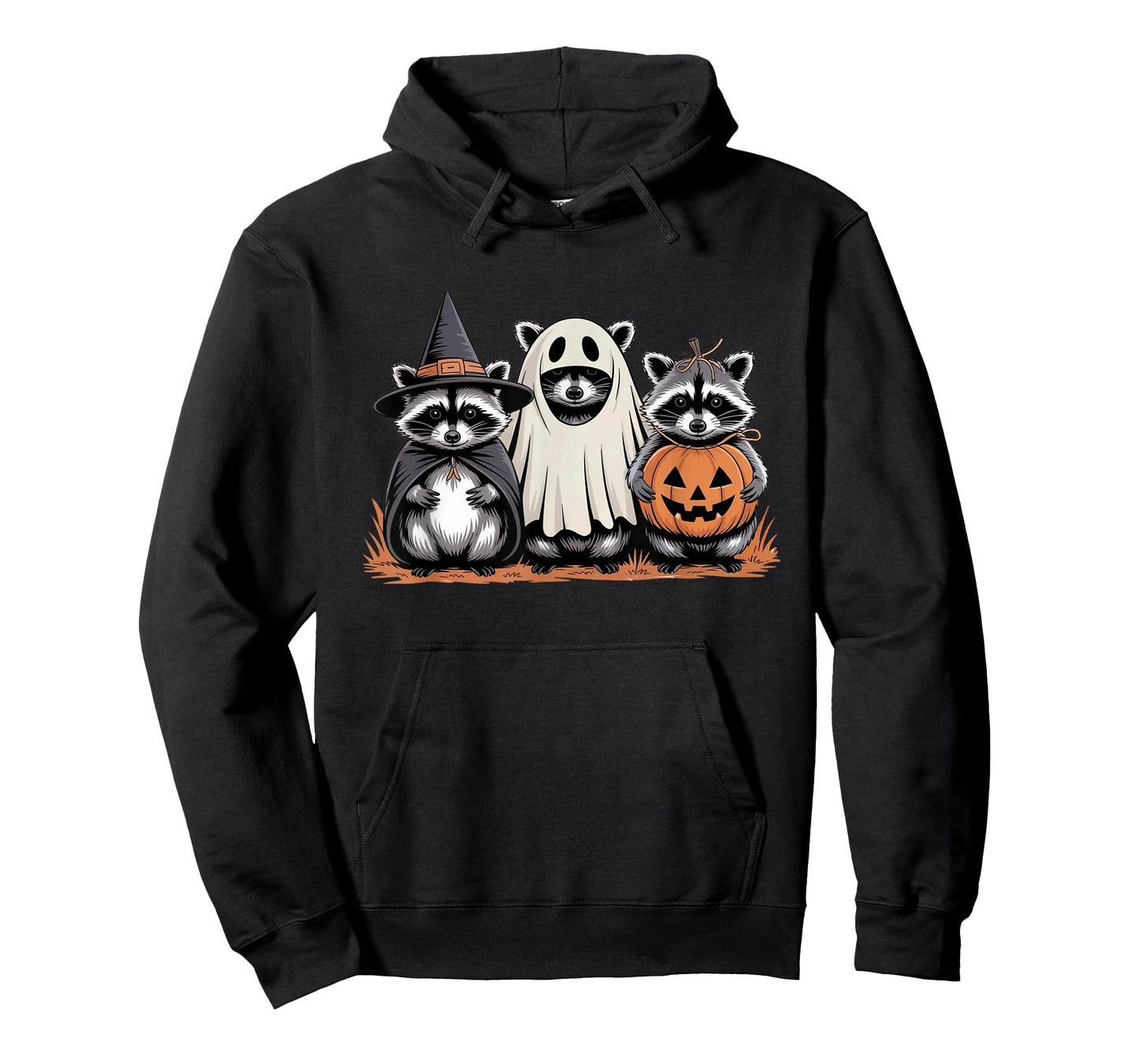 Raccoon Halloween Trio Costumes for Adult T-Shirt