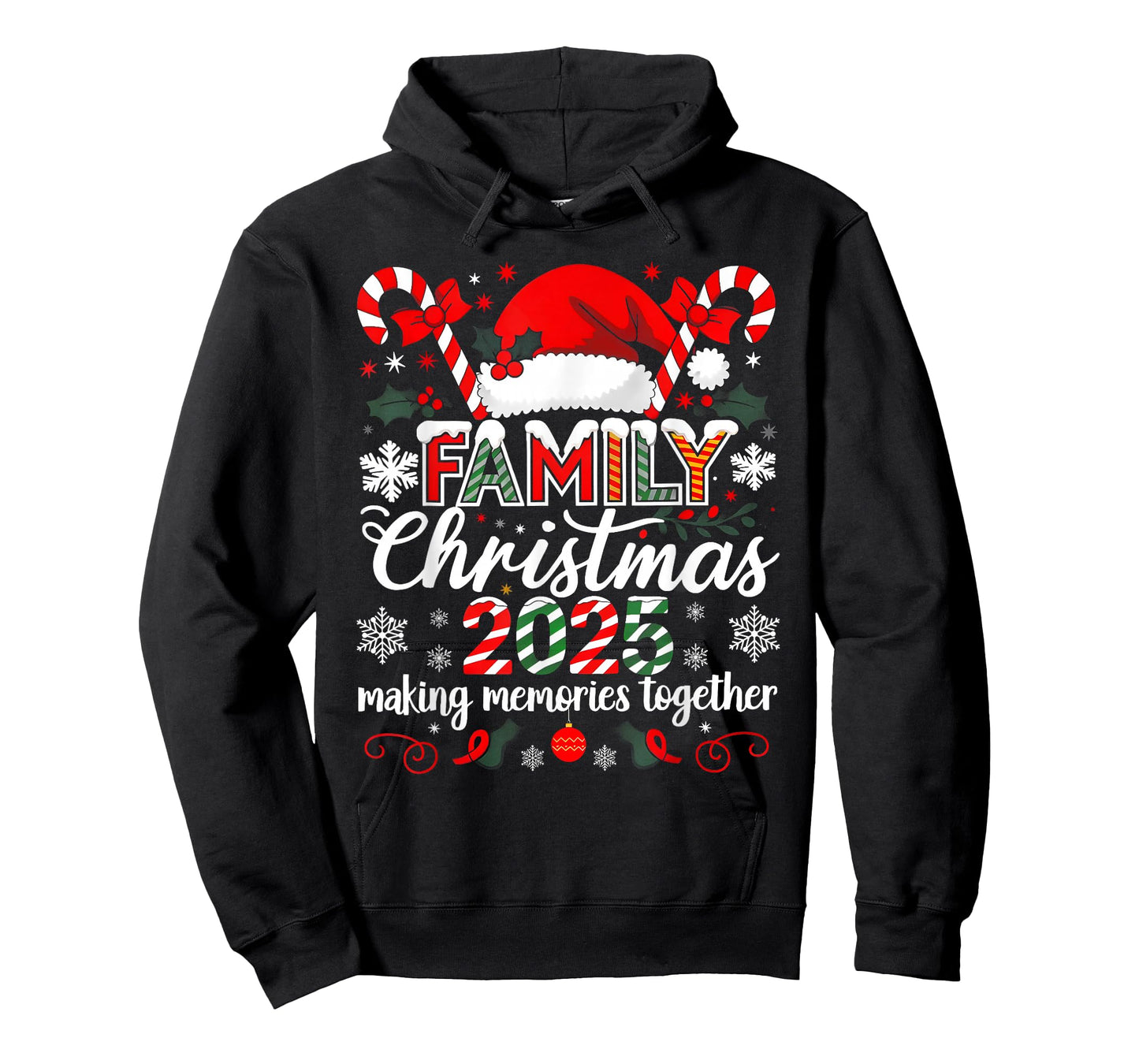 Family Christmas 2025 Making Memories Together Santa Candy T-Shirt