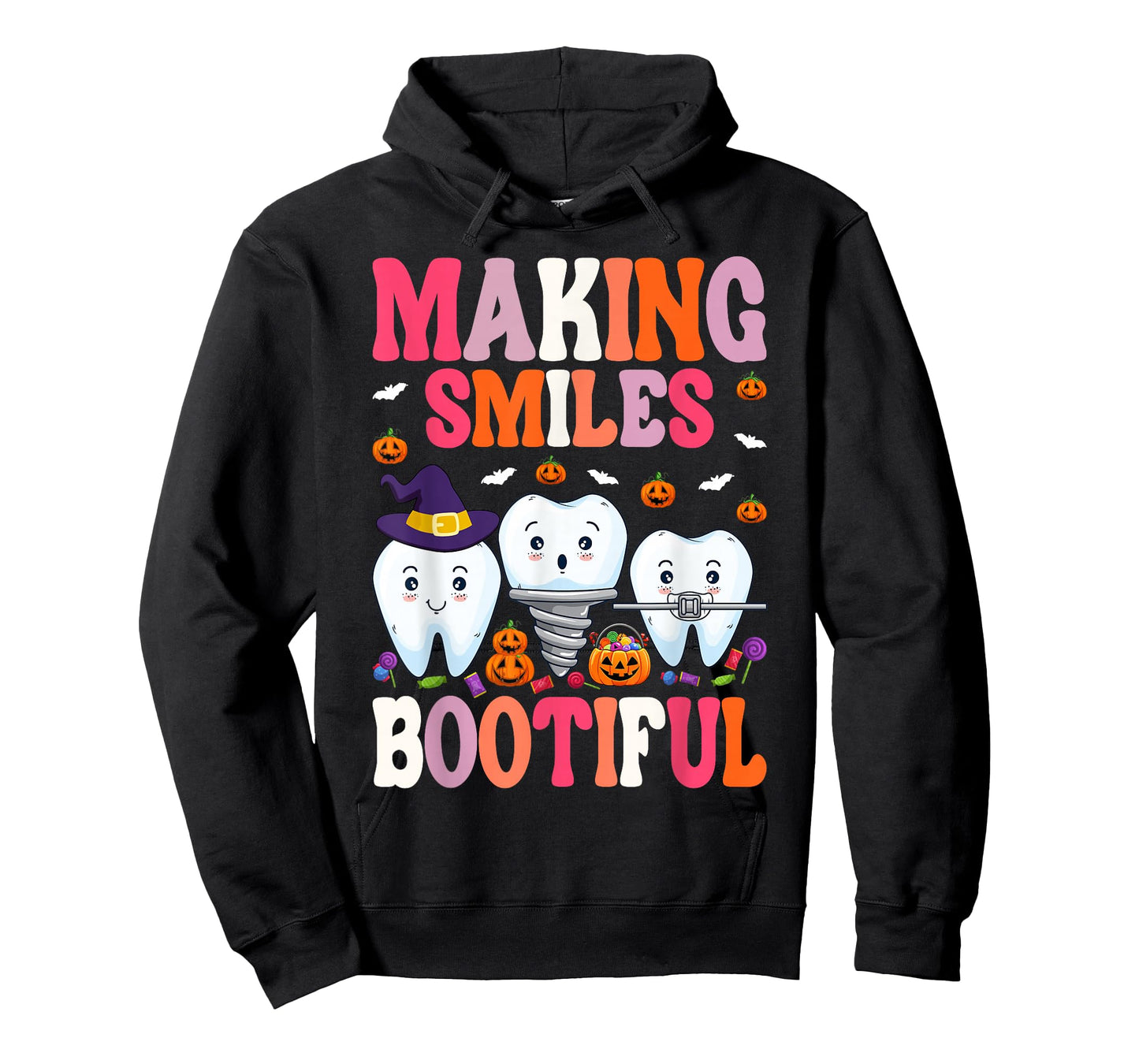 Making Smiles Bootiful Funny Ghost Dentist Halloween Dental T-Shirt