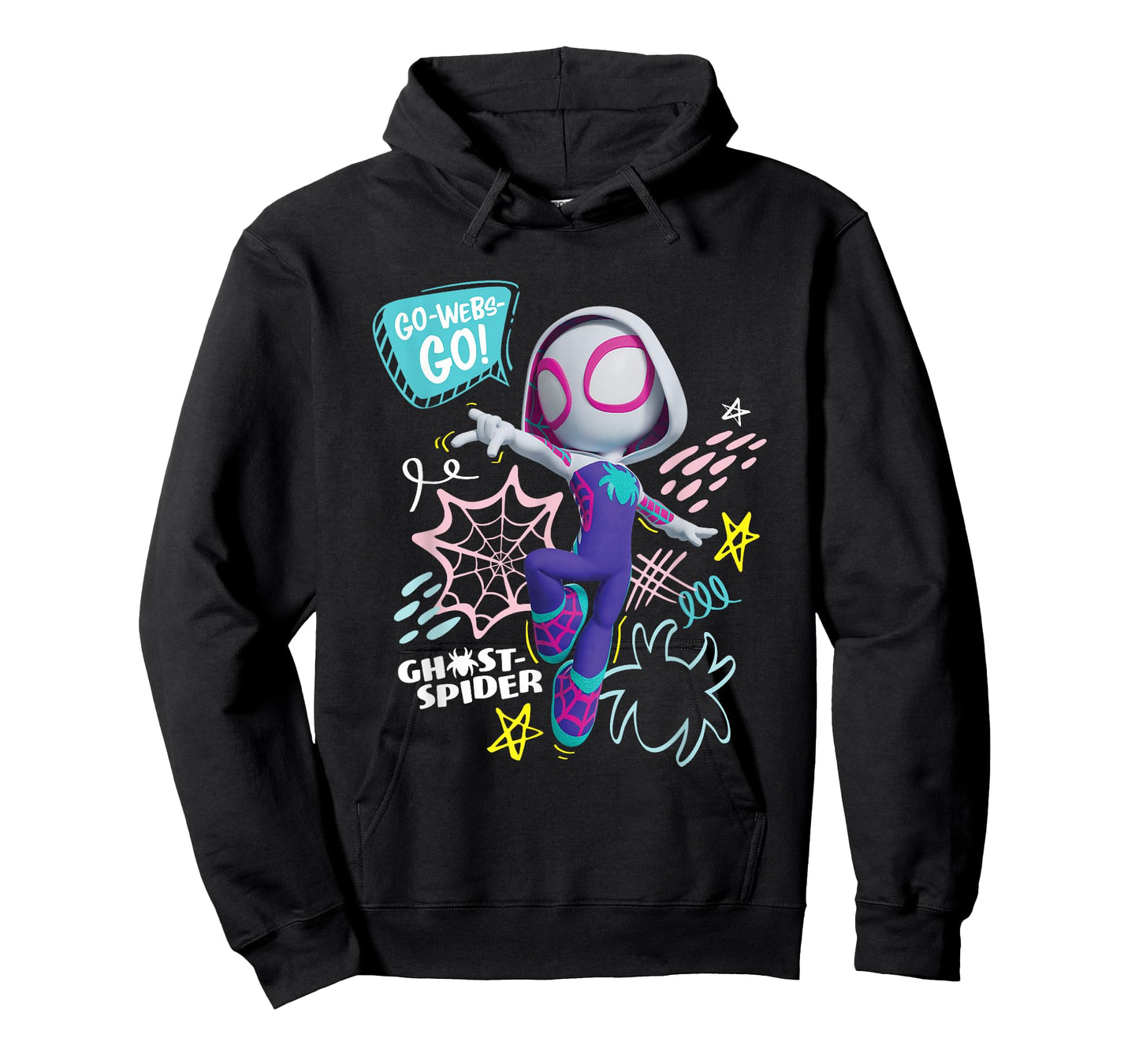 Marvel Spidey And His Amazing Friends Ghost-Spider Go Webs! T-Shirt