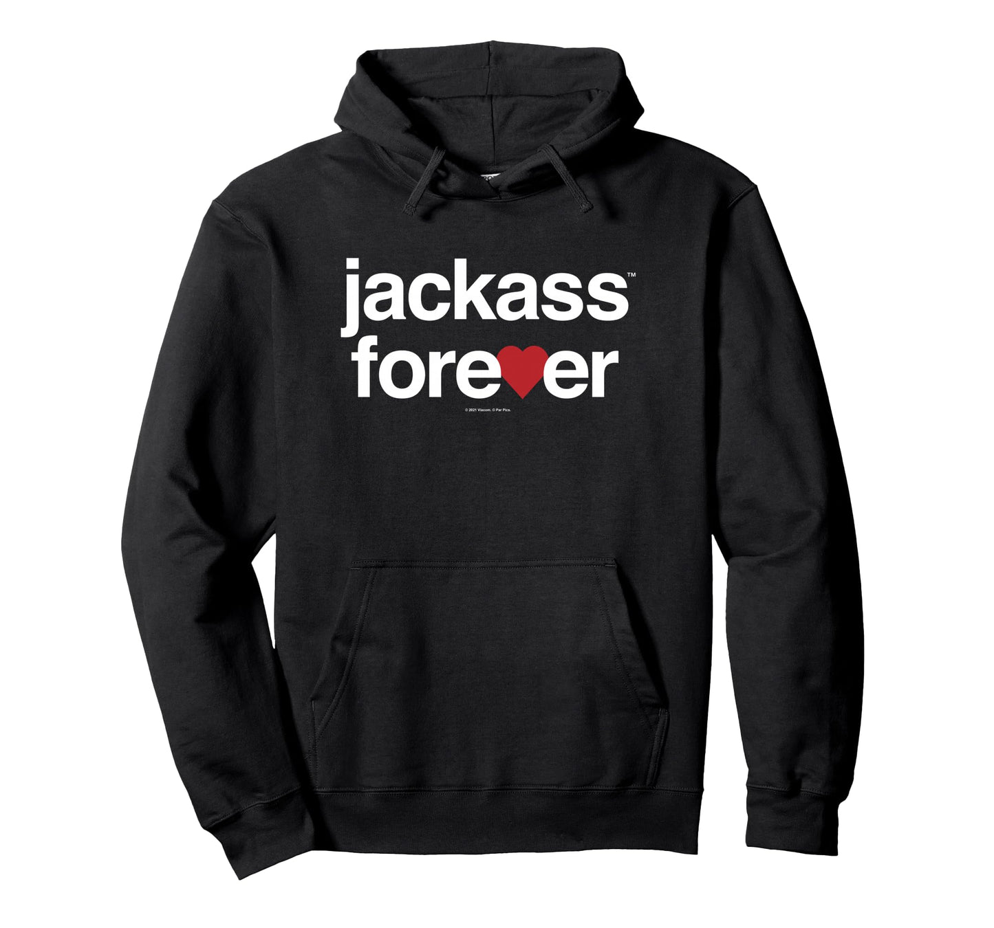 Jackass Forever Red Heart Logo Long Sleeve T-Shirt