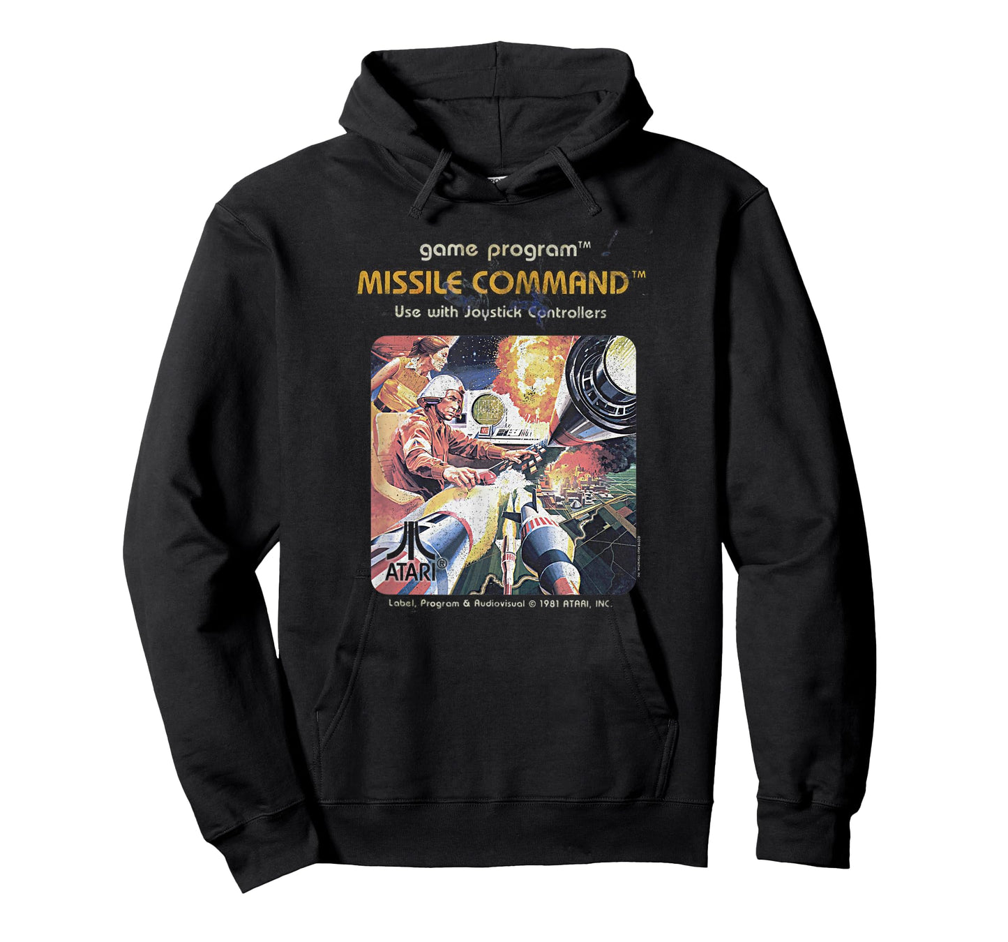 ATARI Missile Command Video Game Cartridge T-Shirt