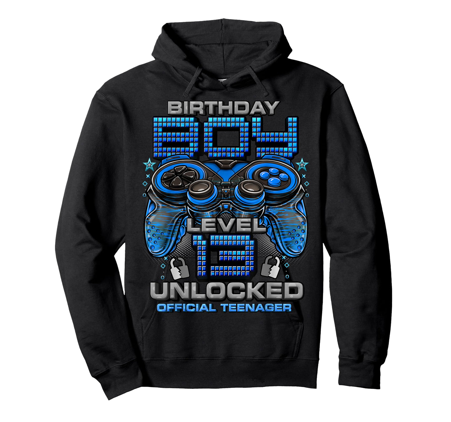 Level 13 Unlocked Awesome Since 2010 13th Birthday Gaming T-Shirt