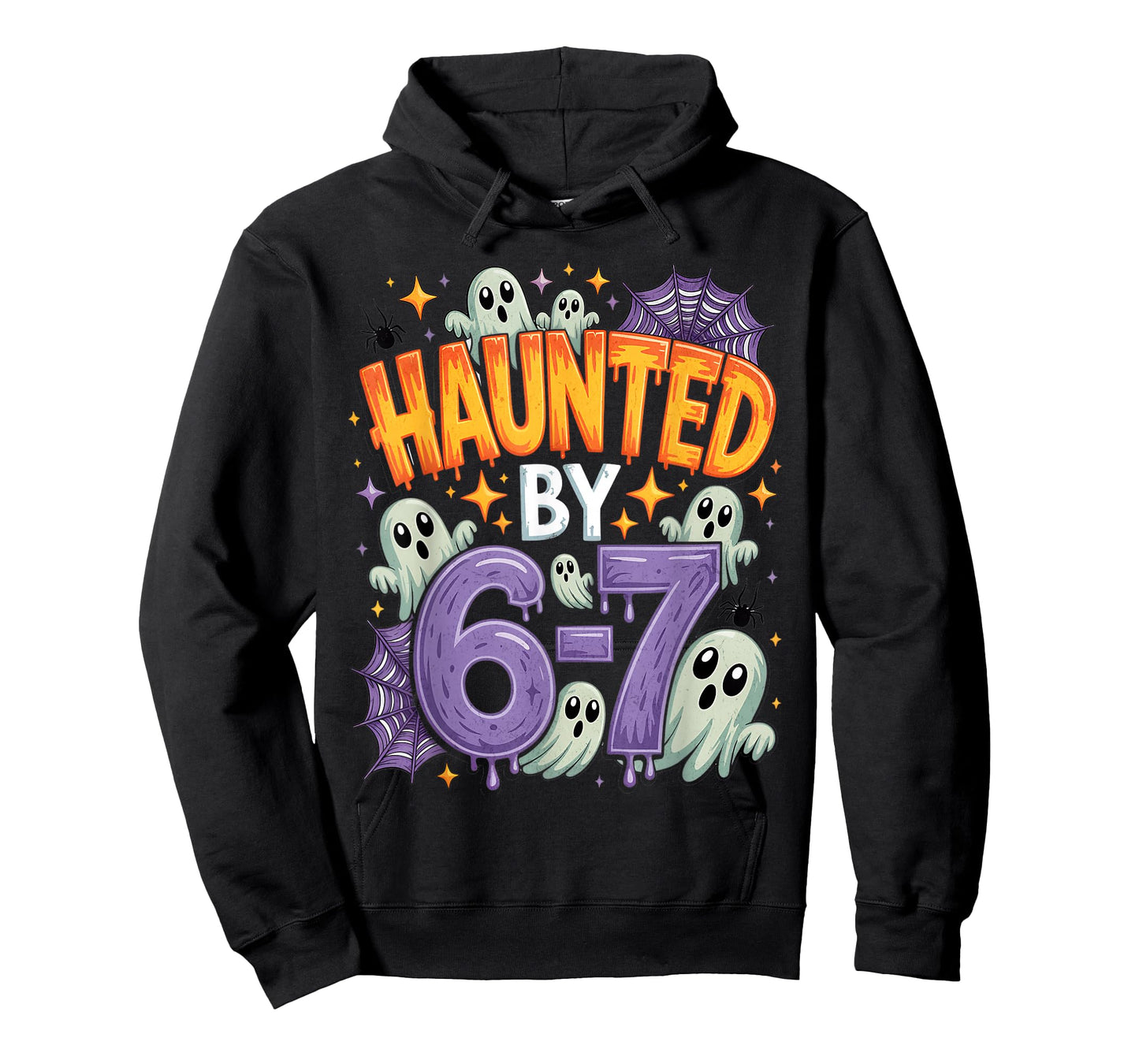 Haunted by 67 – Funny Ghost and Pumpkin Halloween Costume T-Shirt