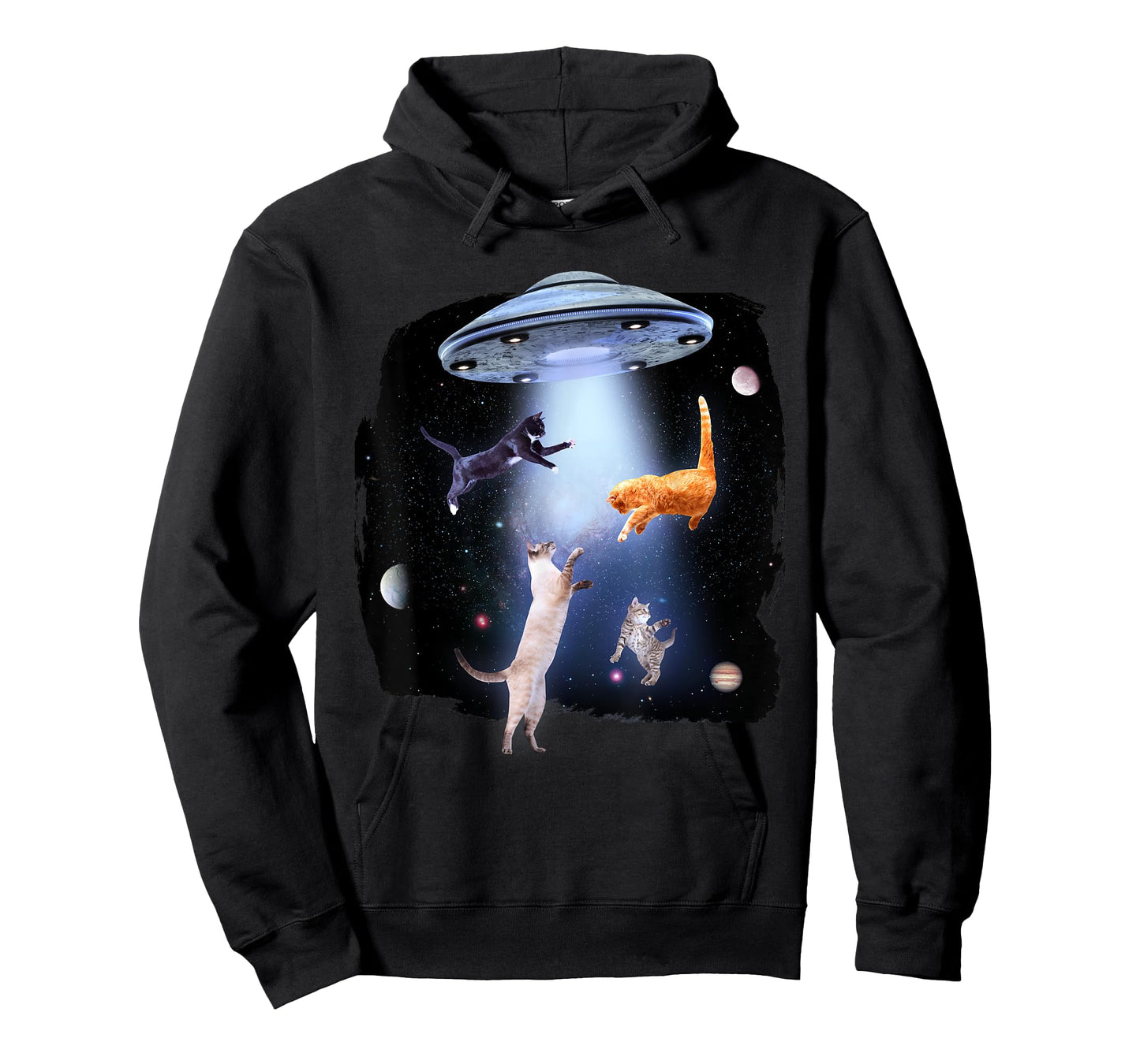 Funny Galaxy Cat Space Kitty Planets Galaxy T-Shirt