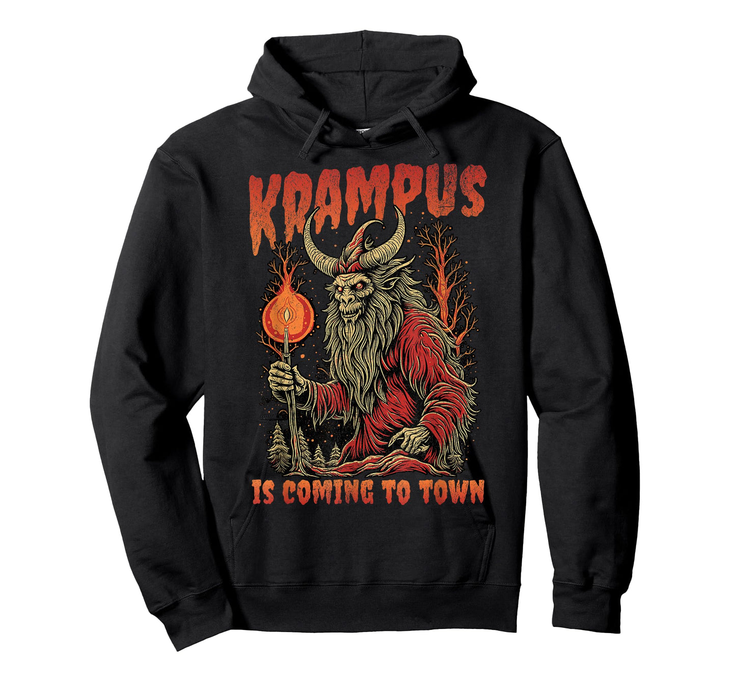 Christmas Krampus Is Coming Hail Santa Clothing T-Shirt