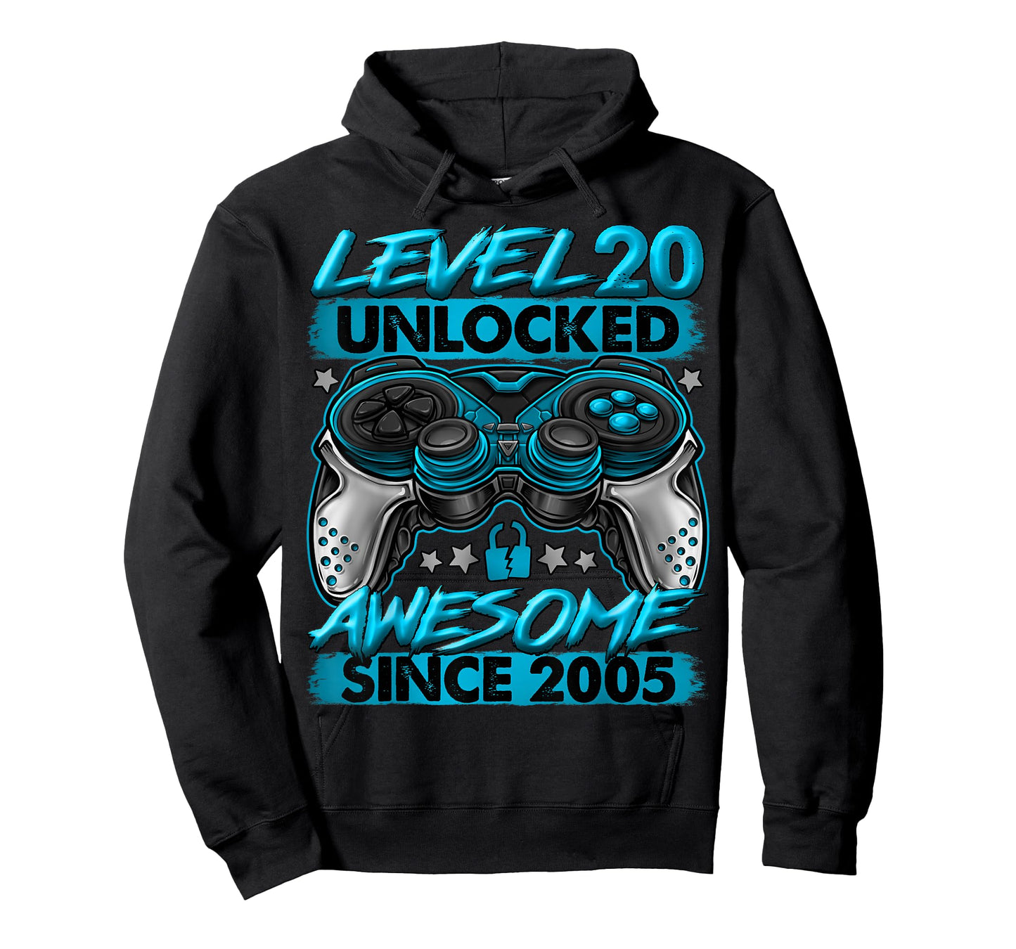 Level 20 Unlocked 20 Year Old Gifts Boys 20th Birthday Boy T-Shirt