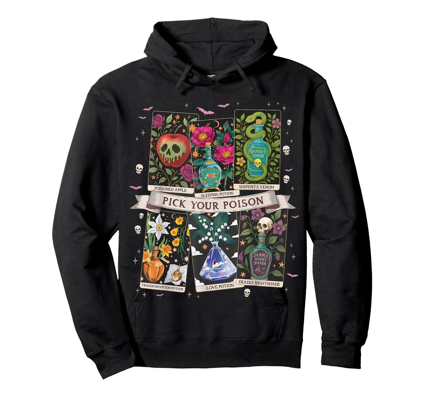 Pick Your Poison's Funny Drink Me Potion's Happy Halloween T-Shirt