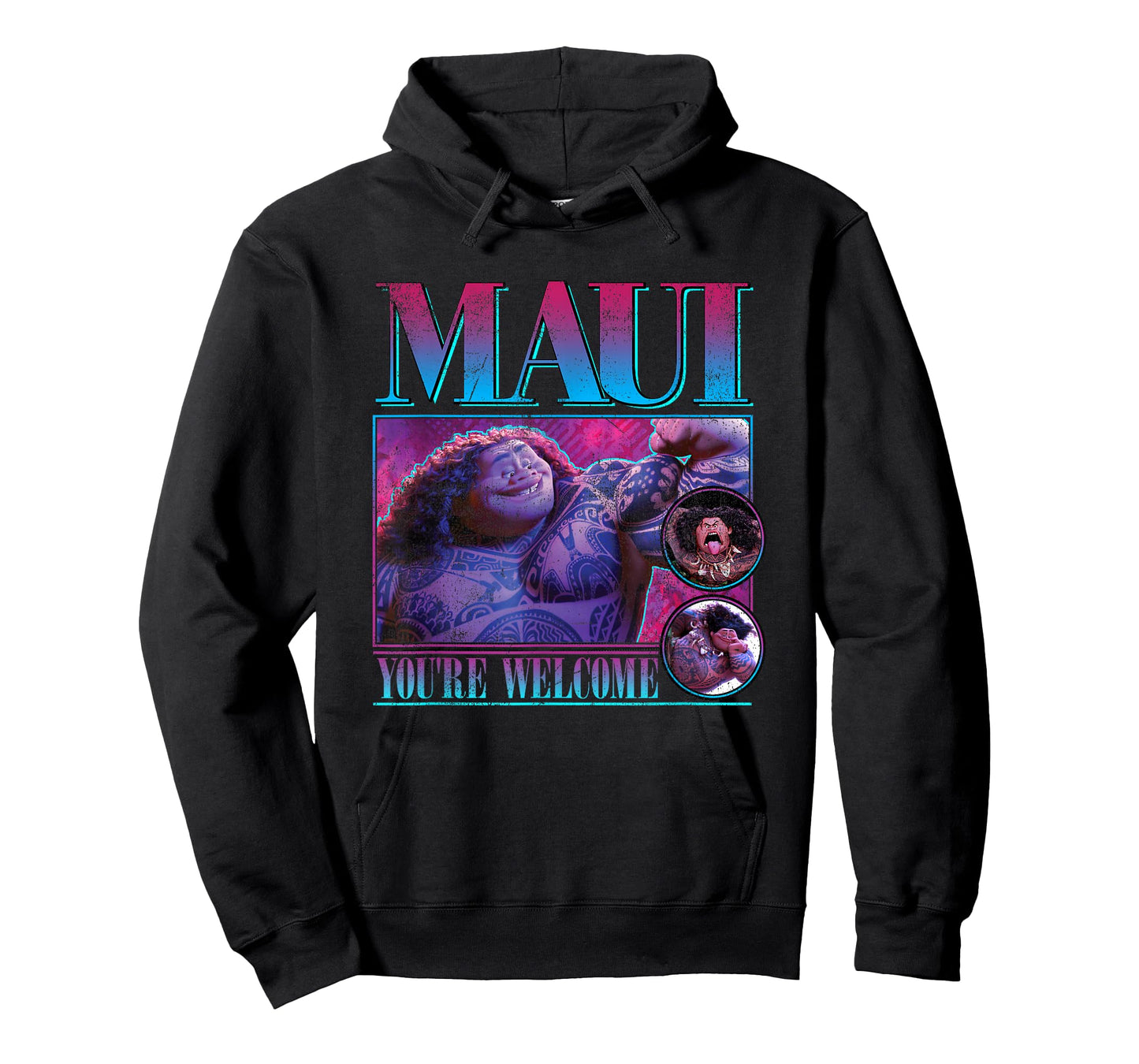 Disney Moana Maui You're Welcome Vintage Portrait Frame T-Shirt