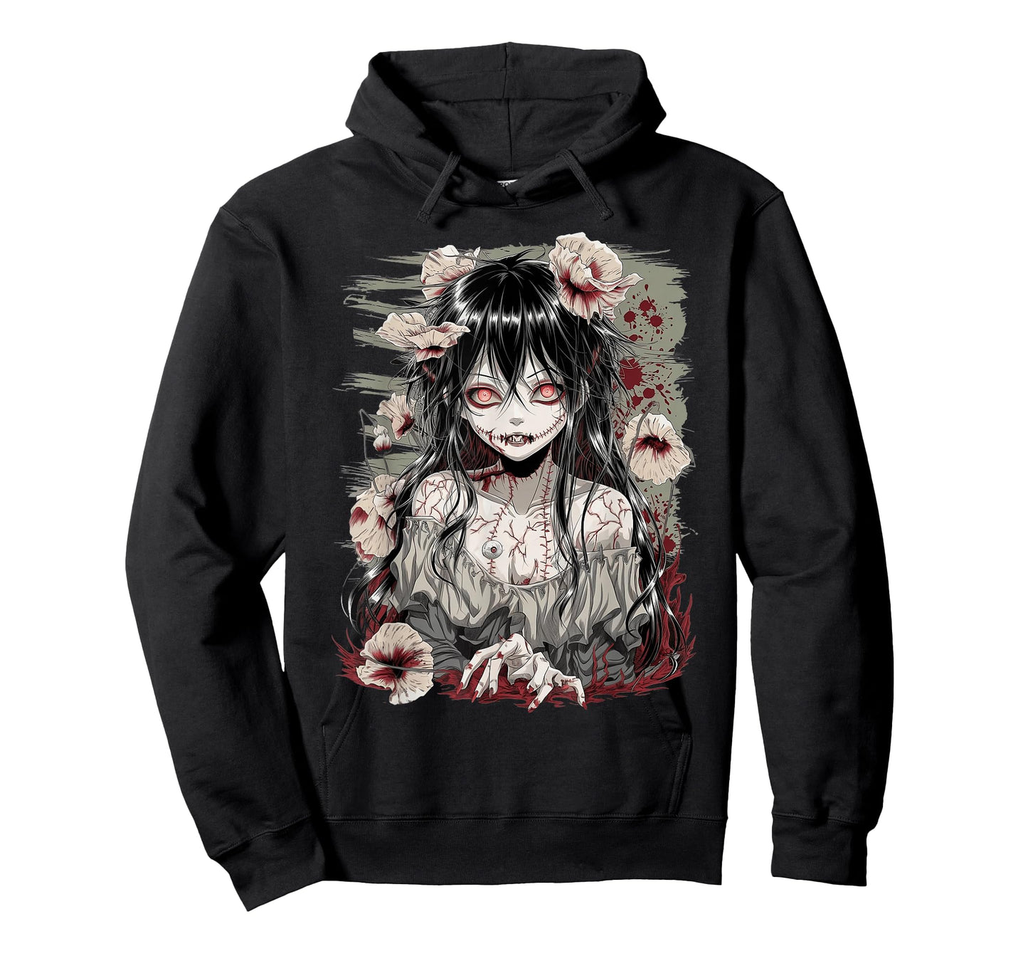 Horror Anime Girl Manga Creepy Japanese Kawaii Aesthetic T-Shirt