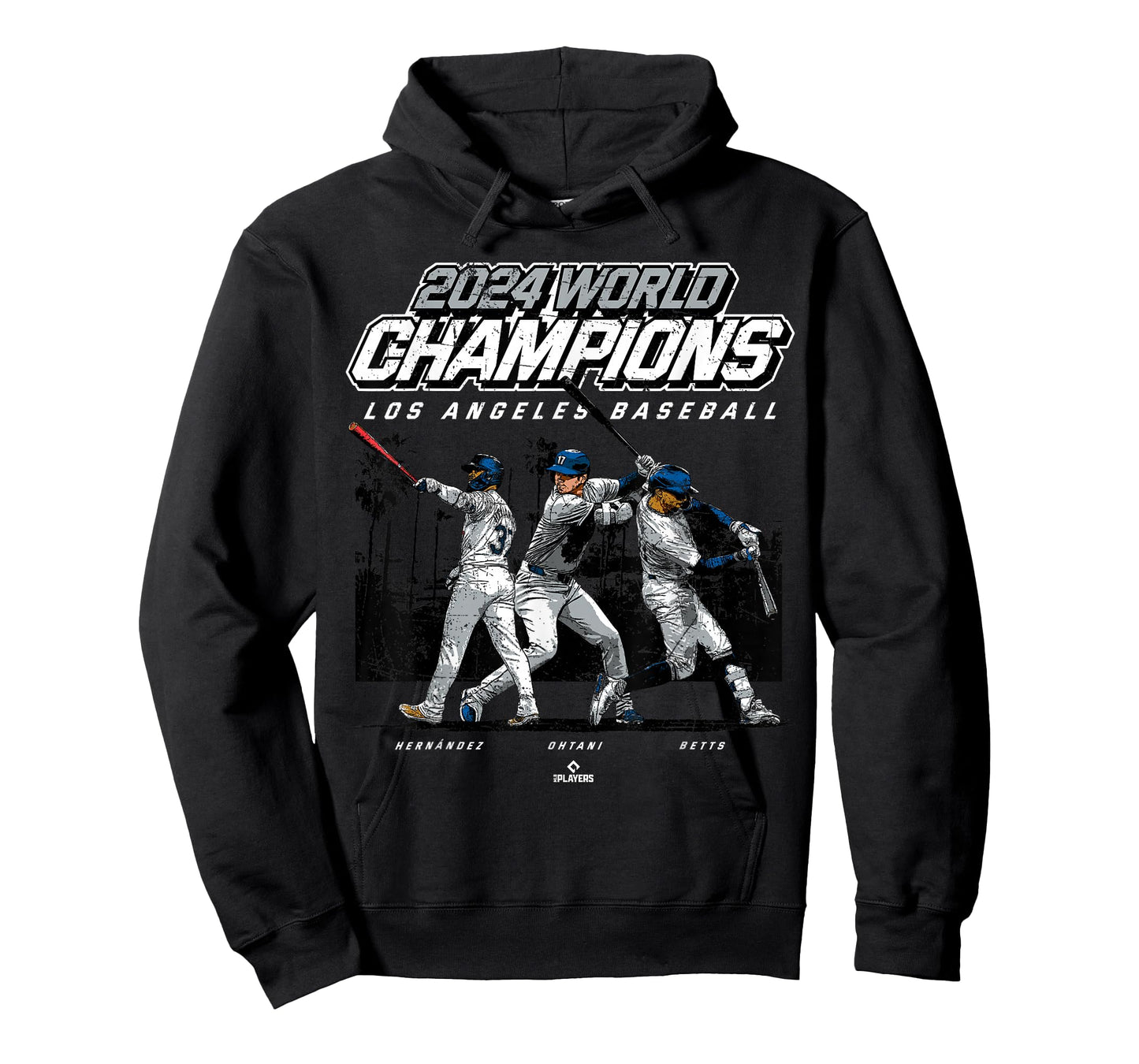 2024 Los Angeles World Champions Ohtani, Betts & Hernández T-Shirt