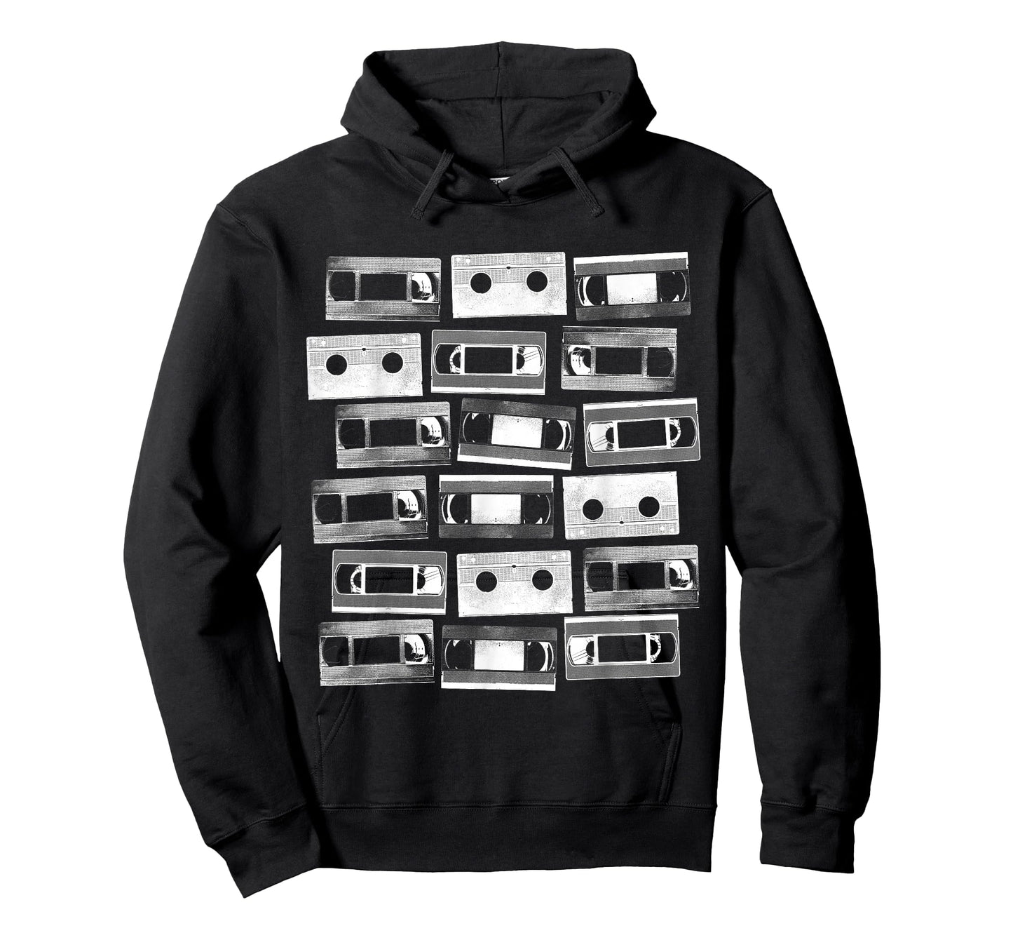 VHS Cassette Tapes 1980s VCR Video Retro Movies T-Shirt