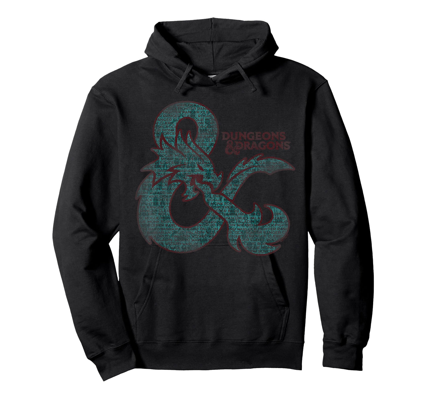 Dungeons & Dragons Classes in an Ampersand Logo T-Shirt
