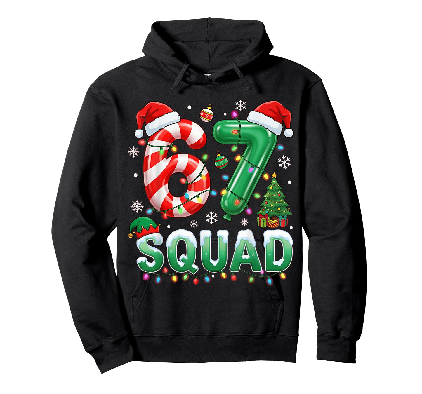 67 Squad Christmas Meme Funny Holiday Trend T-Shirt